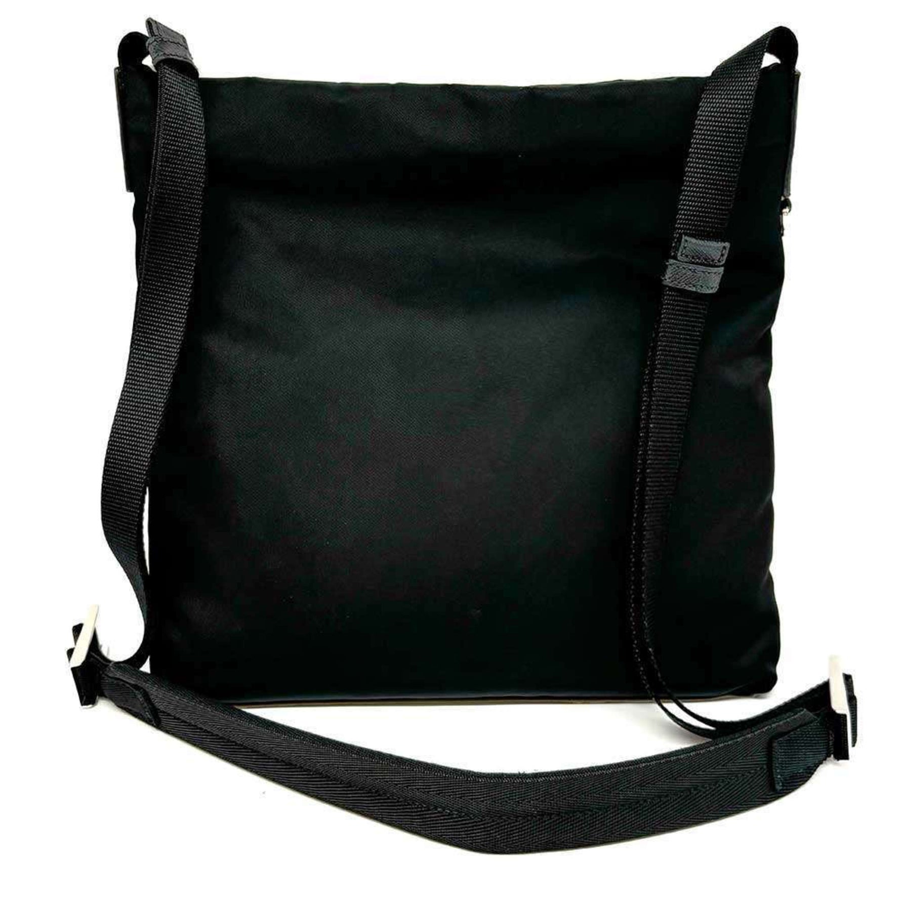 Prada Shoulder Bag Nylon Black Triangle
