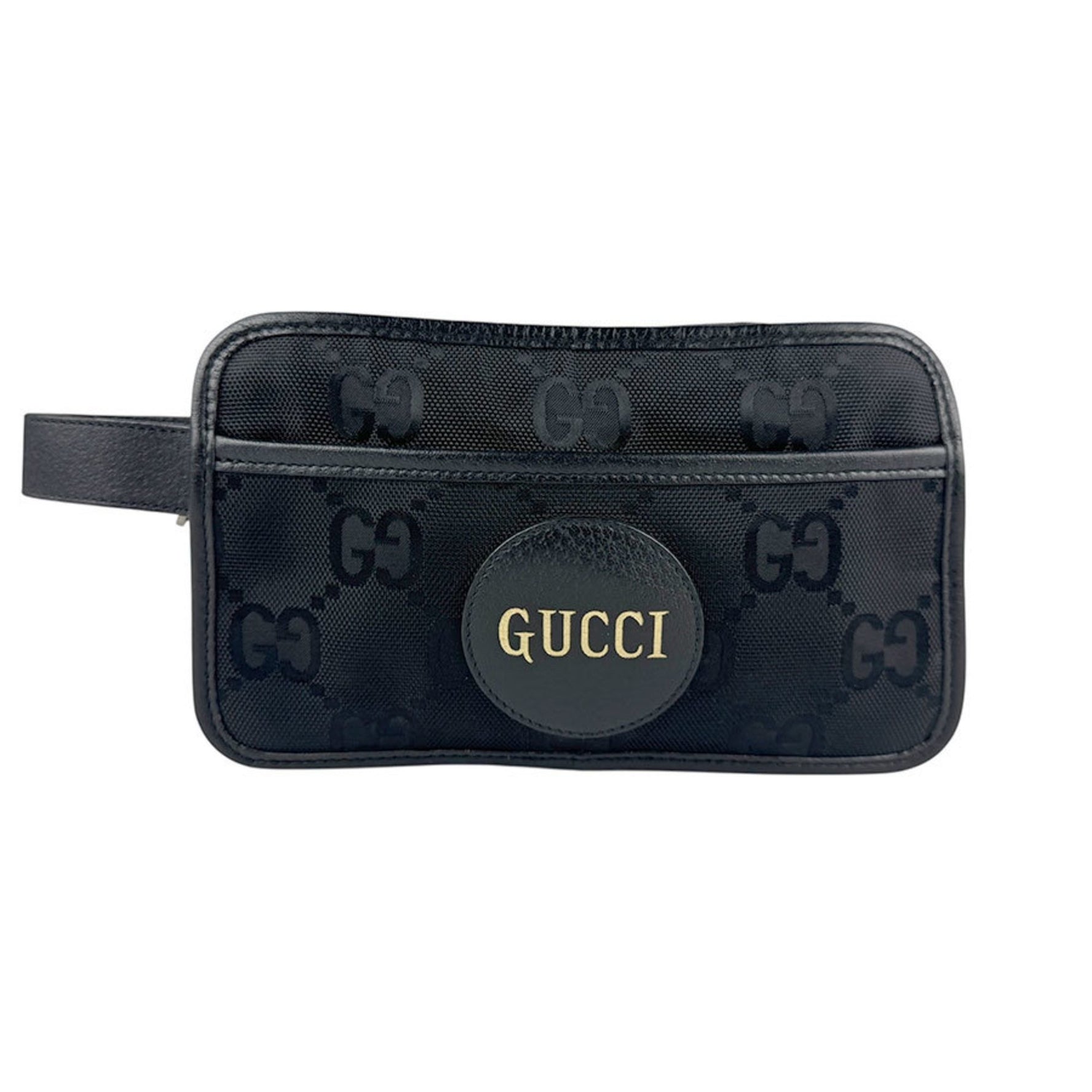Gucci Off the Grid clutch bag in nylon canvas and leather men's size