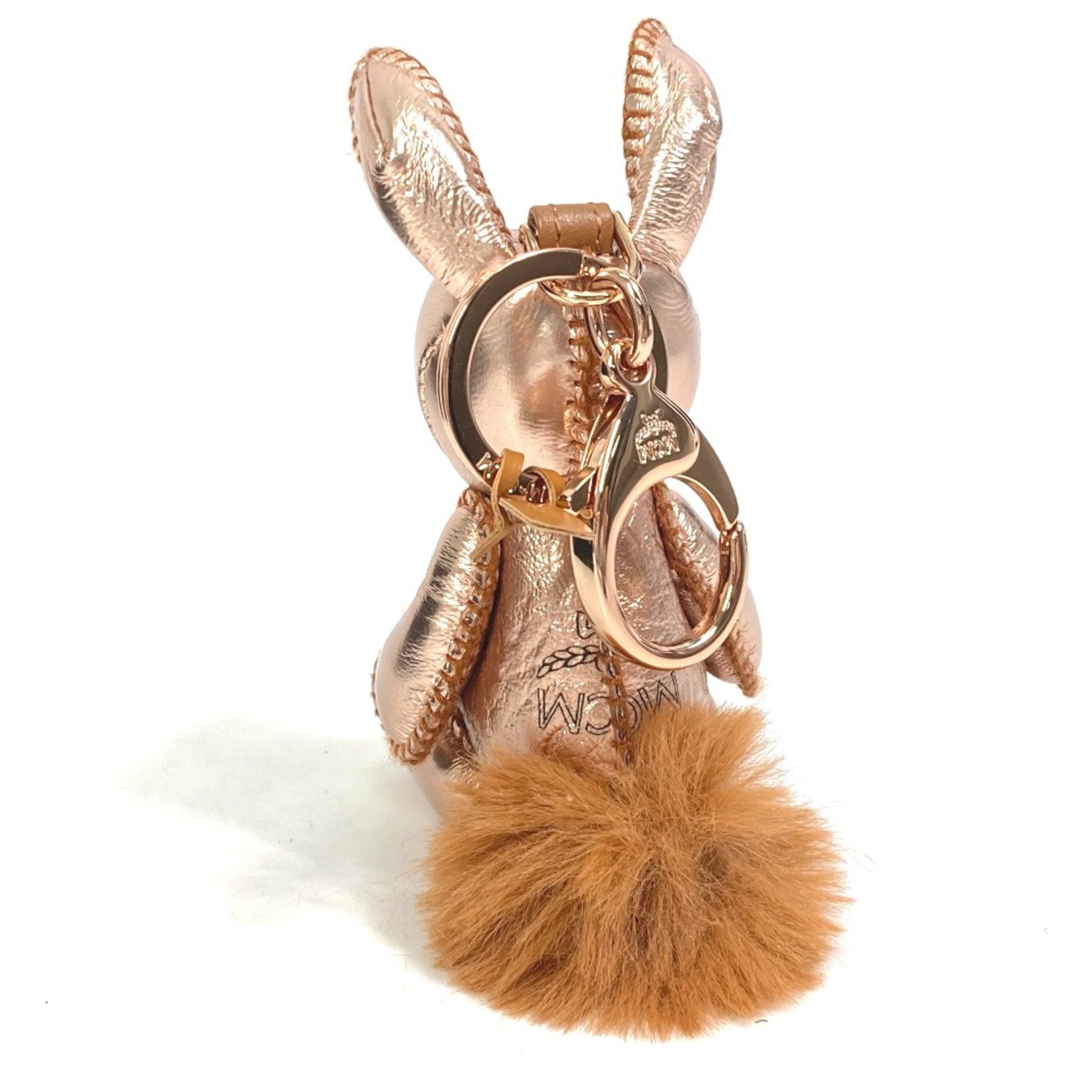 MCM Vesetos Bag Bag Charm Key Holder Metallic