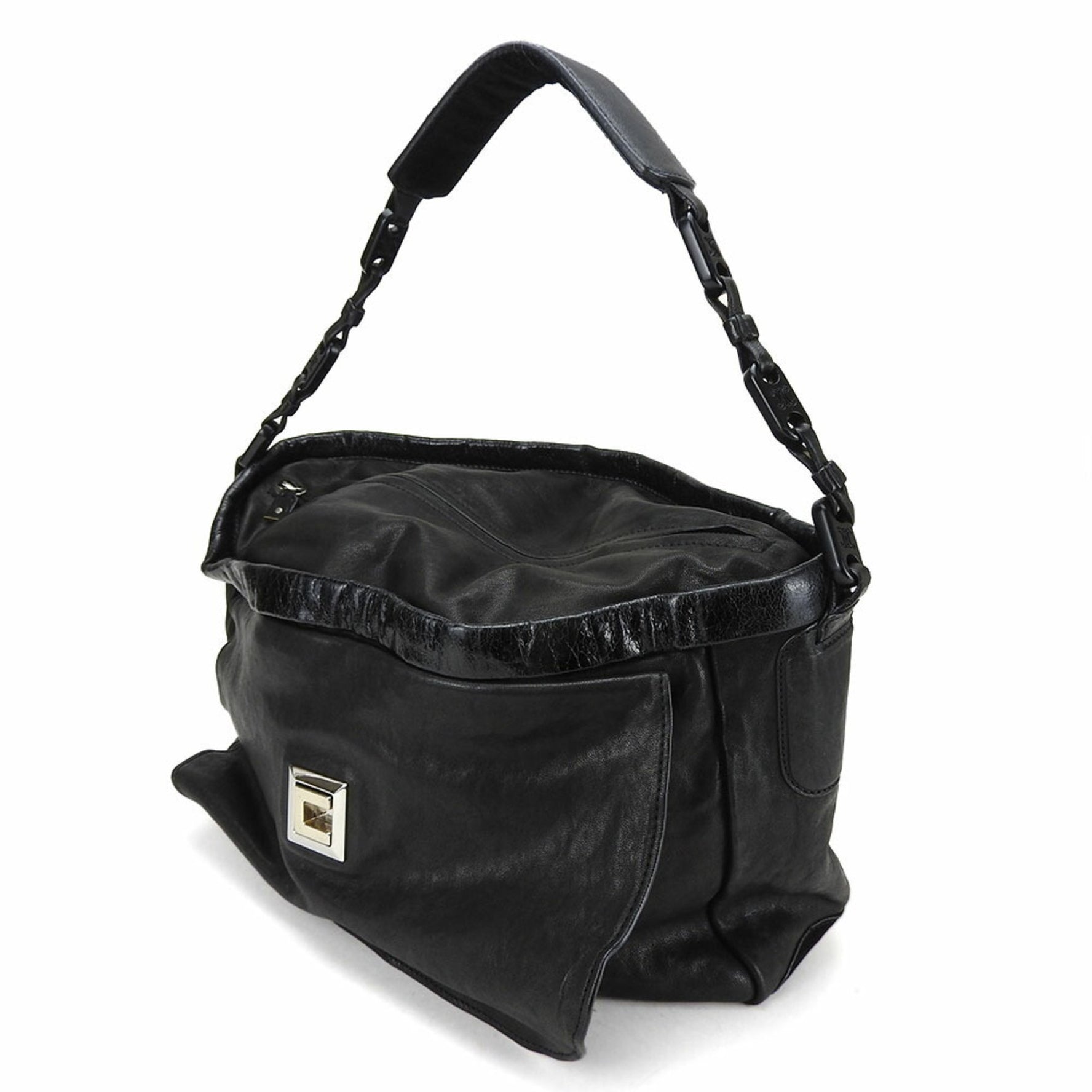 Celine Shoulder Bag Leather Pony Suede