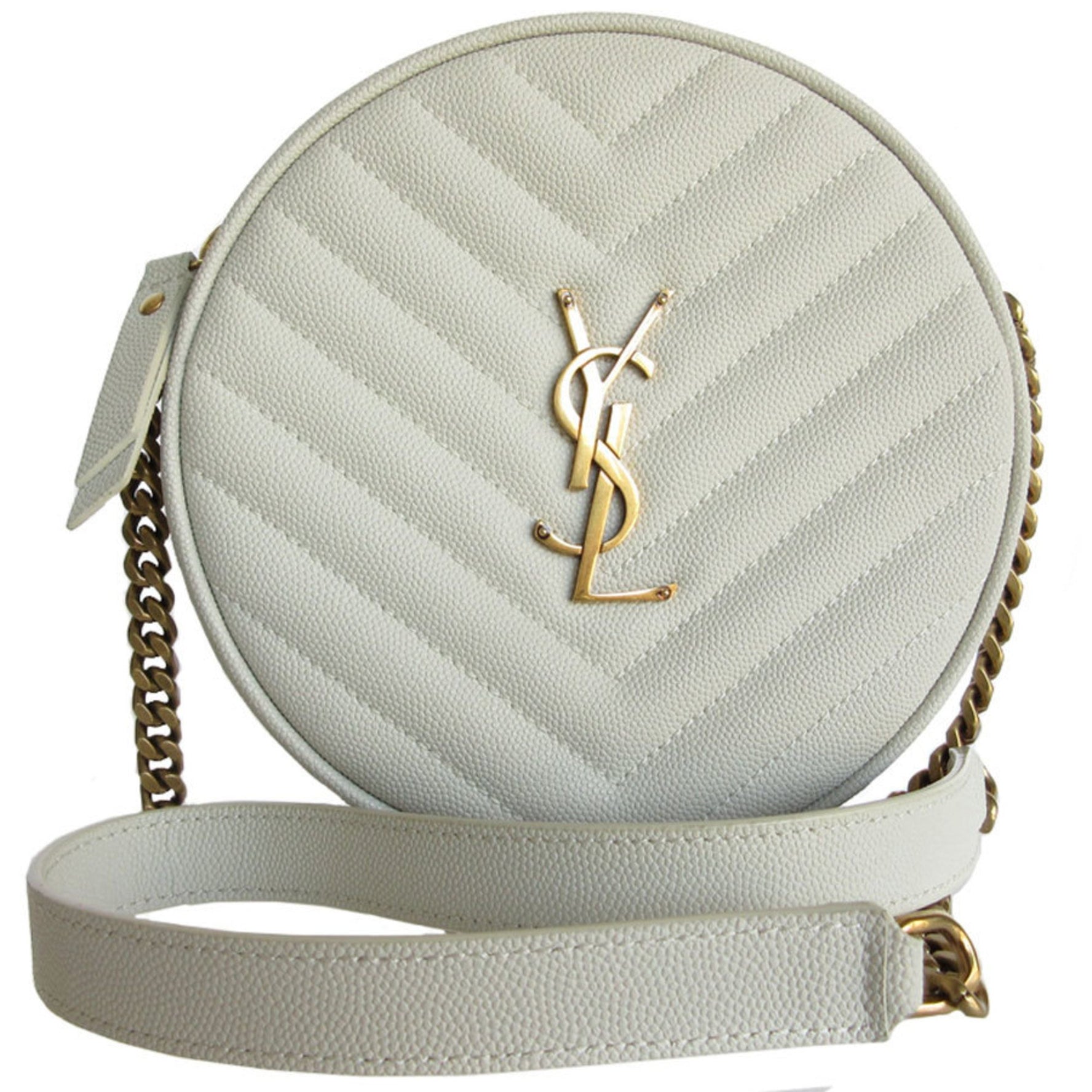 Saint Laurent shoulder bag leather gold