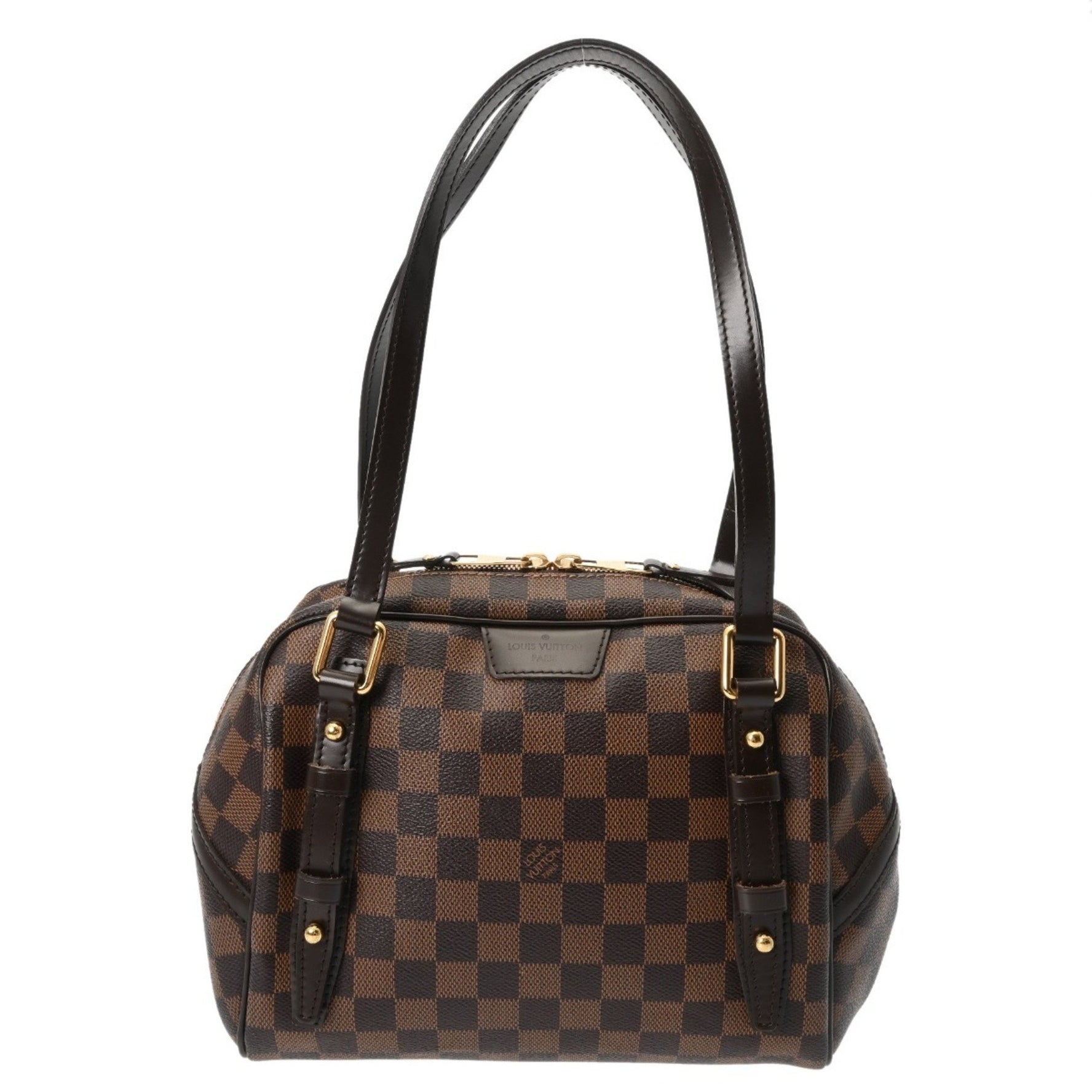 LOUIS VUITTON Damier Rivington PM Canvas Handbag