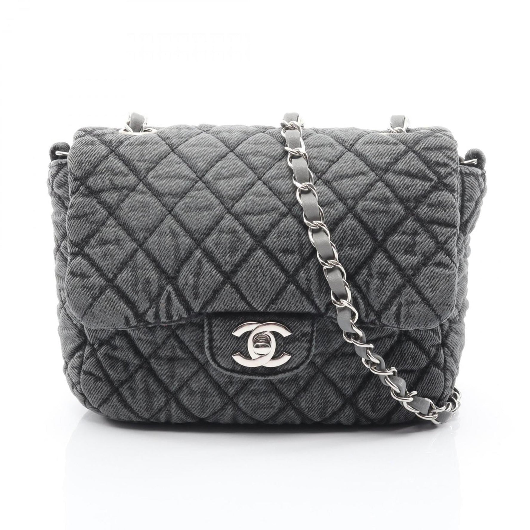CHANEL Matelasse Shoulder Bag, Denim