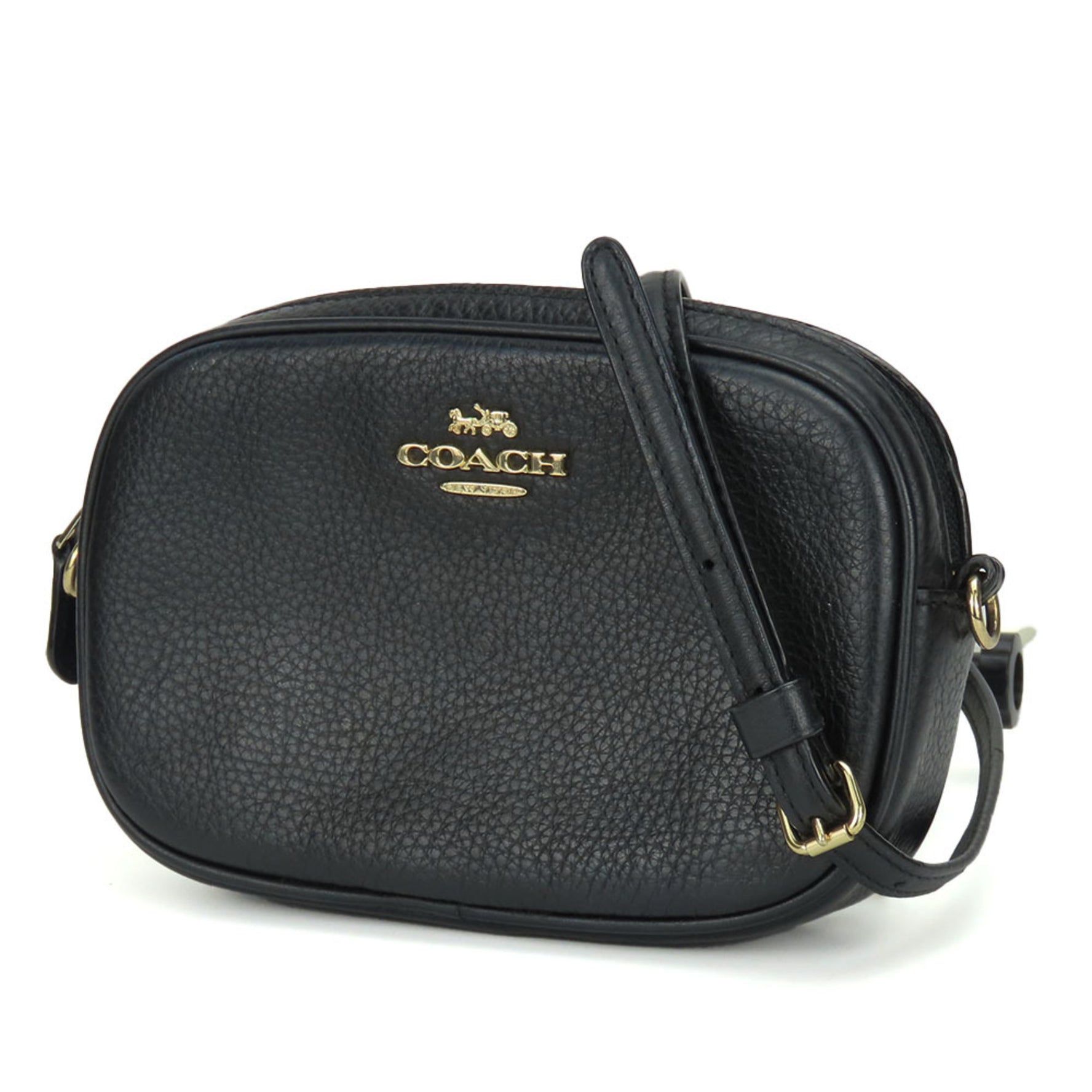 Coach Shoulder Bag Leather Pochette