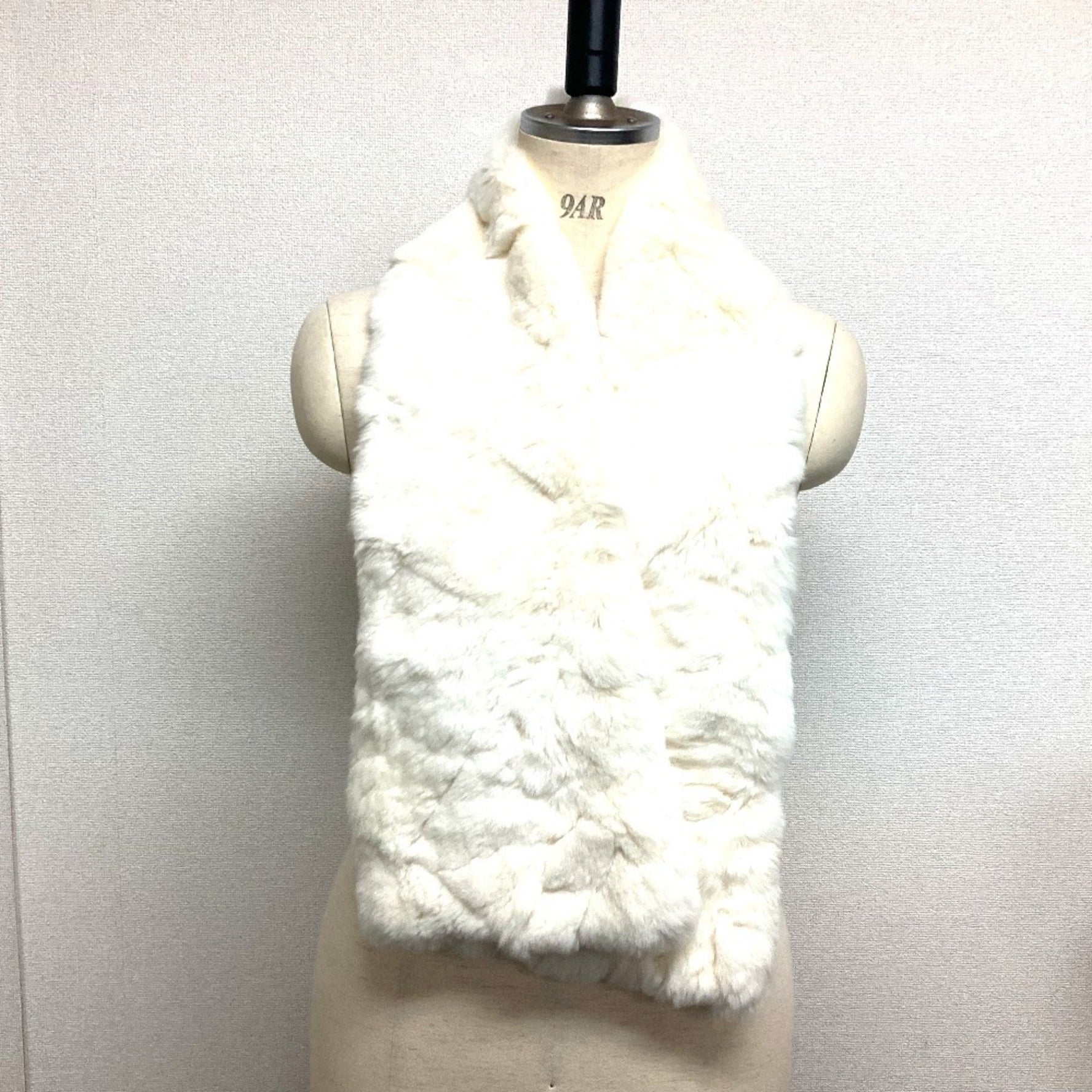 CHANEL fur tippet scarf