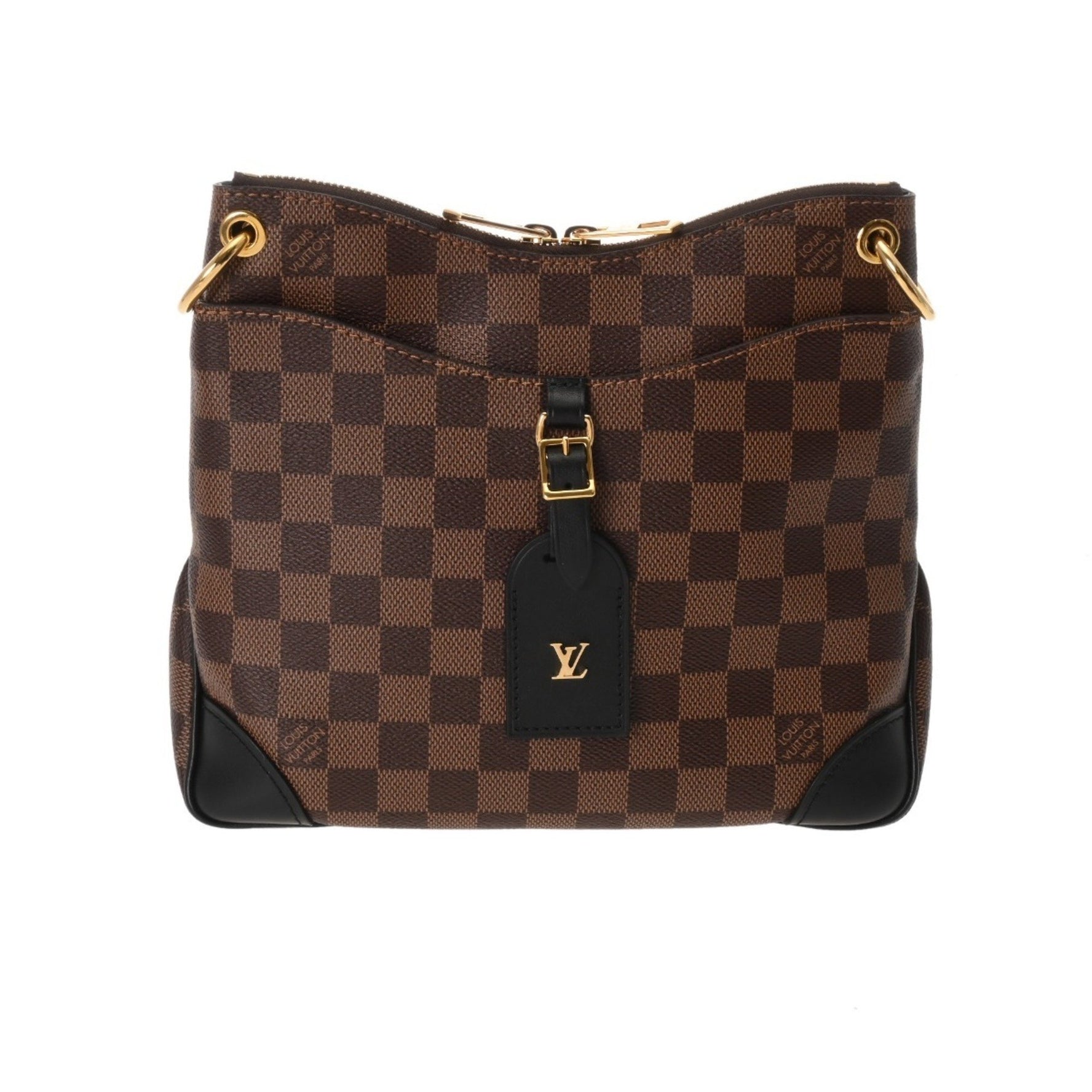 LOUIS VUITTON Damier Odeon NM PM Canvas Shoulder Bag