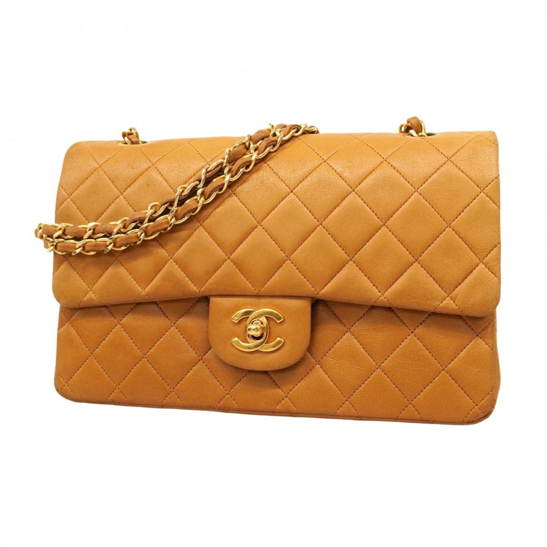 Chanel Matelasse Shoulder Bag with Double Flap and Chain, Lambskin