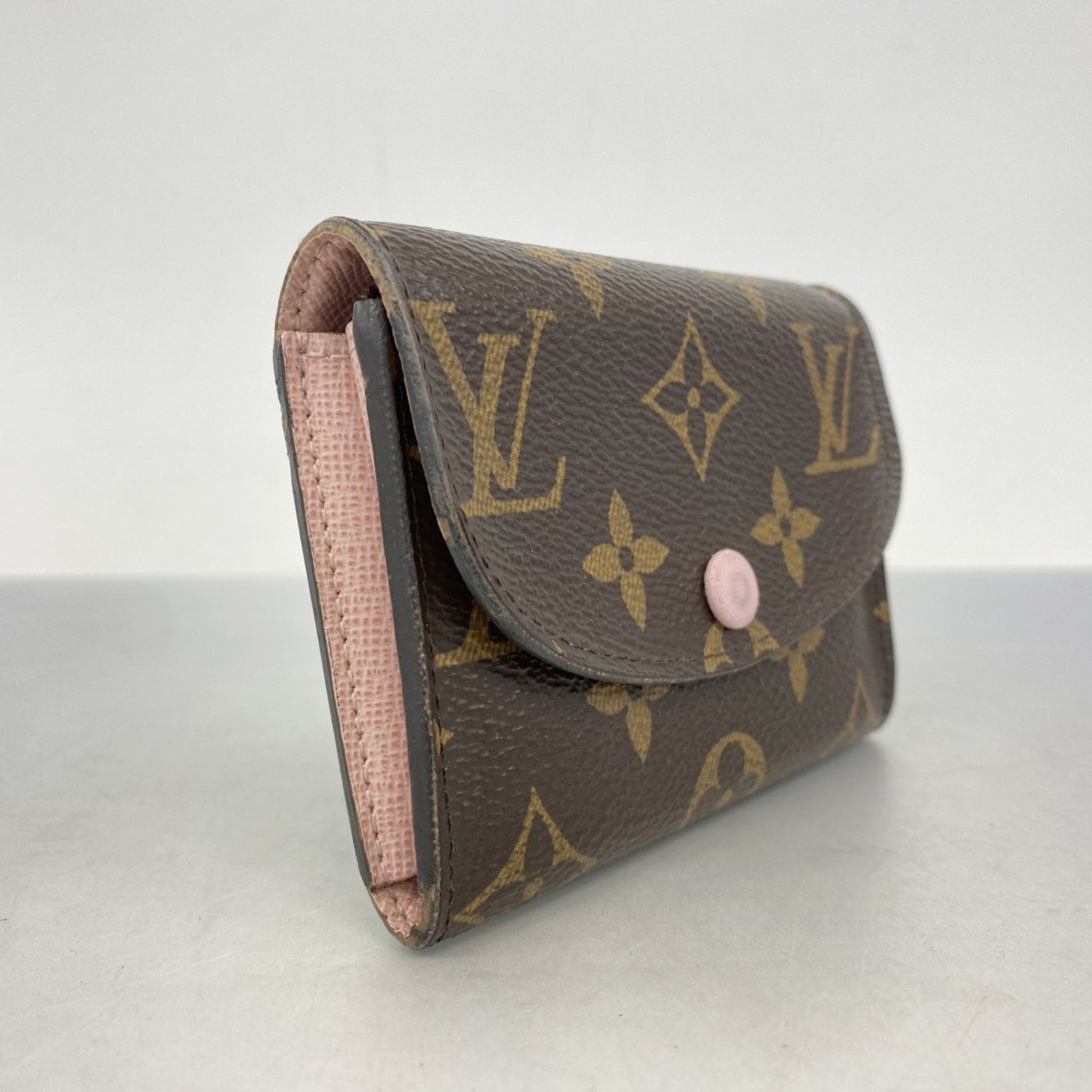 Louis Vuitton Monogram Porte Monnaie Rose Ballerine Wallet/Coin Case