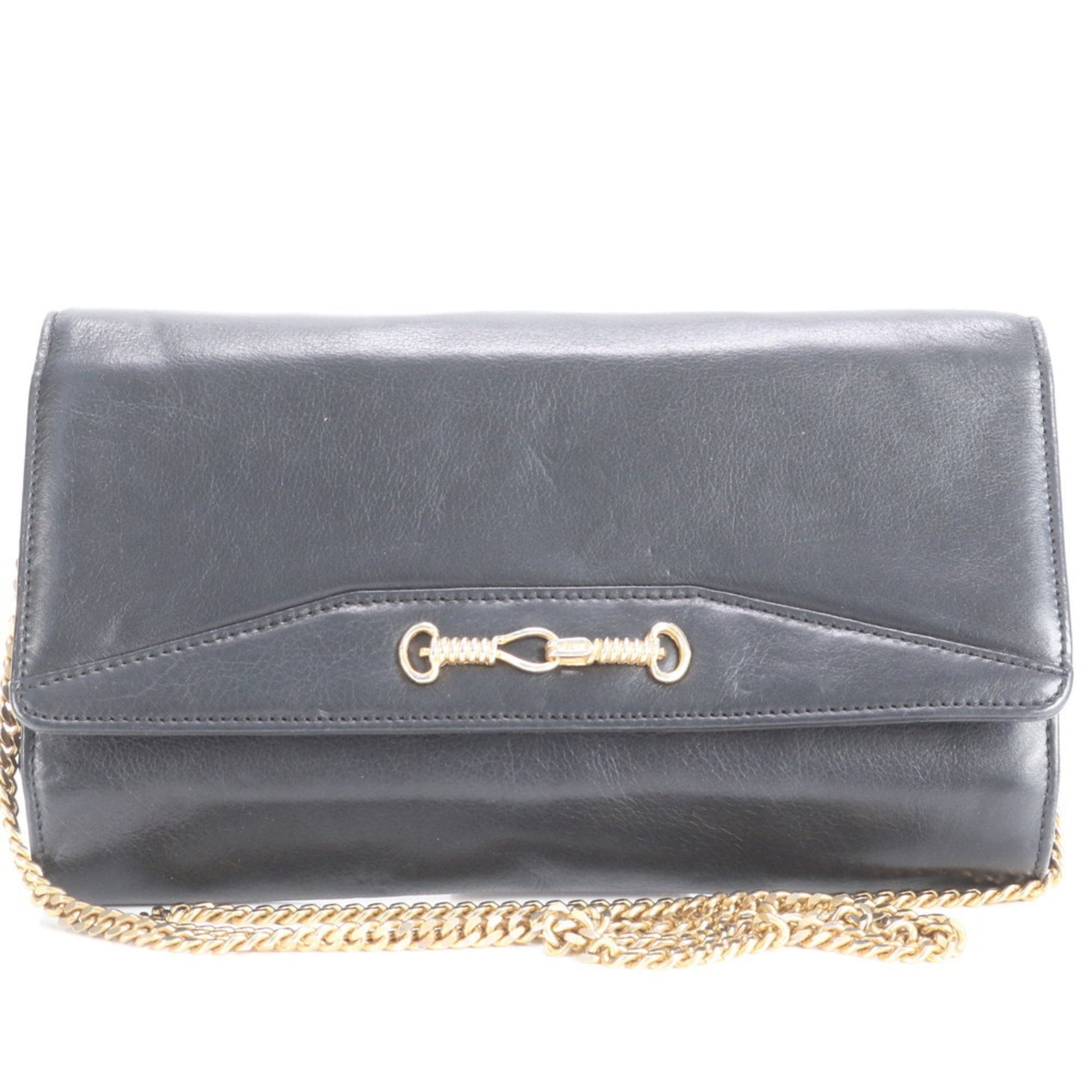 Celine Chain Leather Shoulder Bag Hand Tote