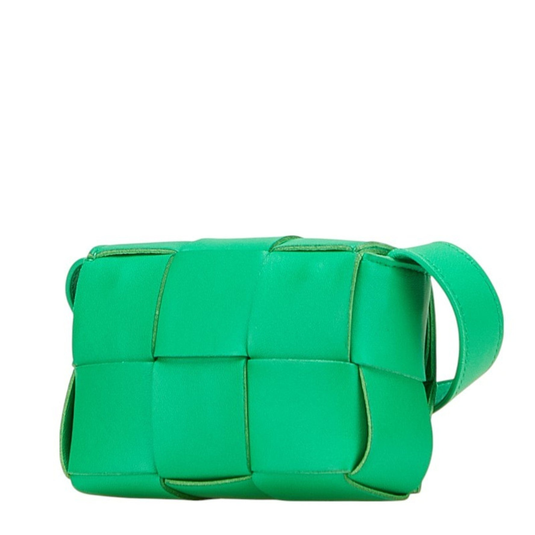 Bottega Veneta Candy Cassette Crossbody Shoulder Bag Paraquito Leather BOTTEGAVENETA