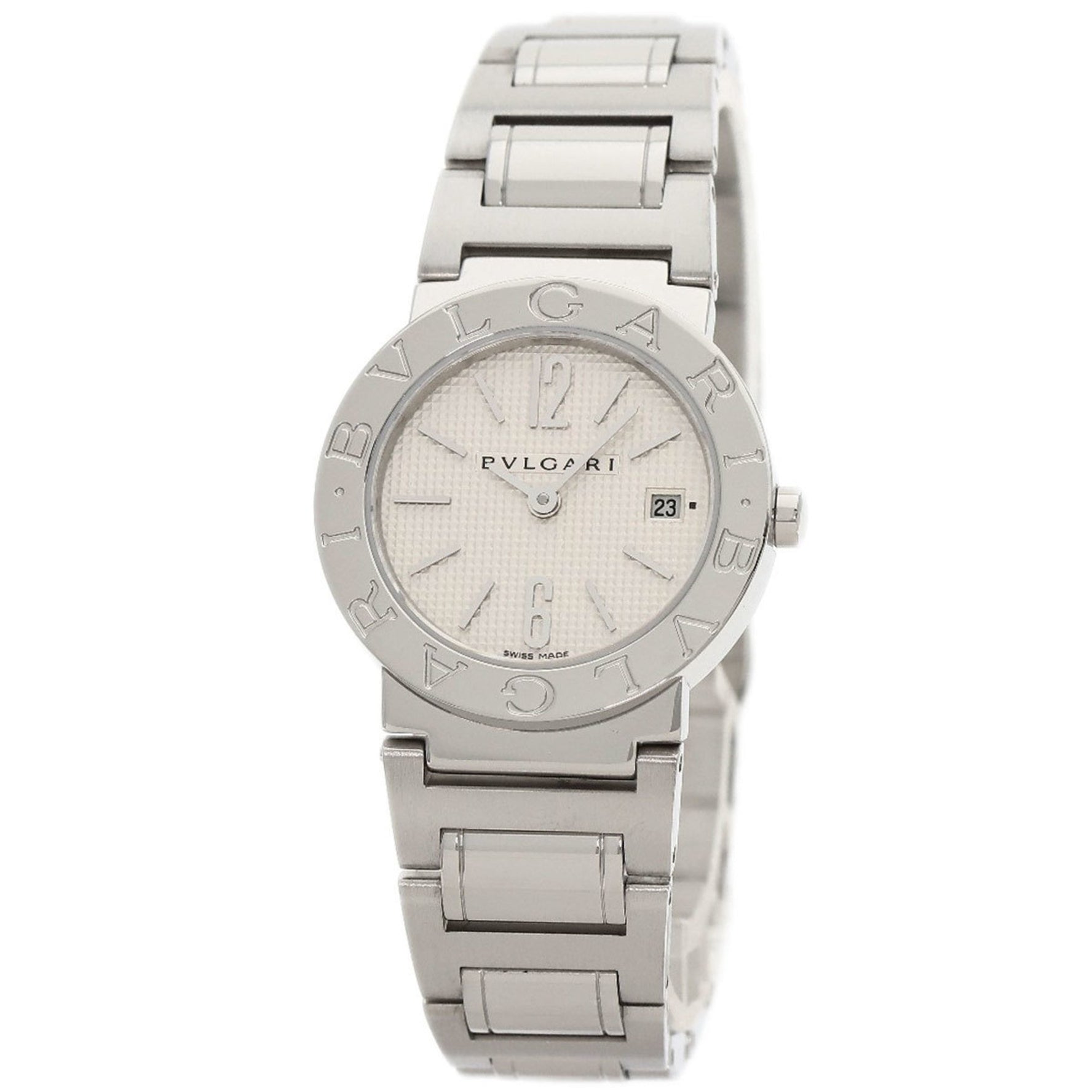 BVLGARI N Wristwatch Stainless Steel SS Ladies