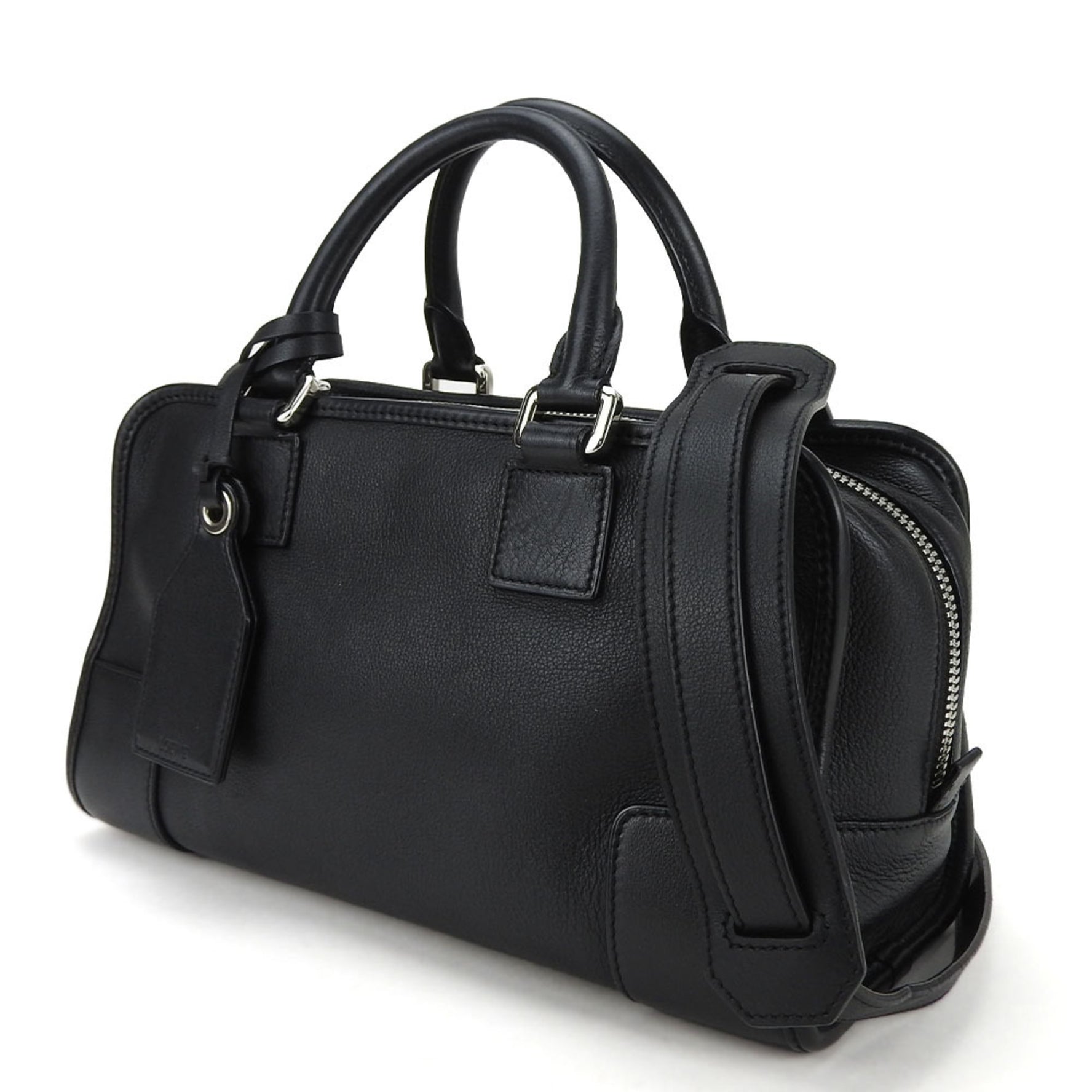 LOEWE Handbag Amazona 28 Leather Anagram