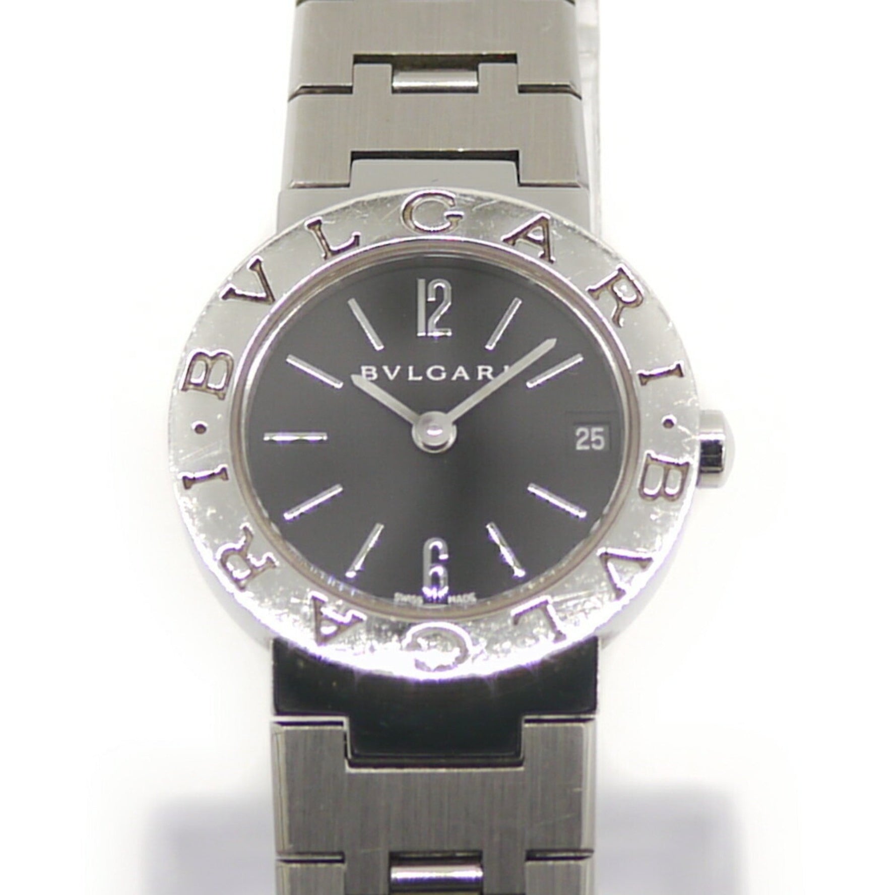 BVLGARI Dress Watch Black Dial Wristwatch