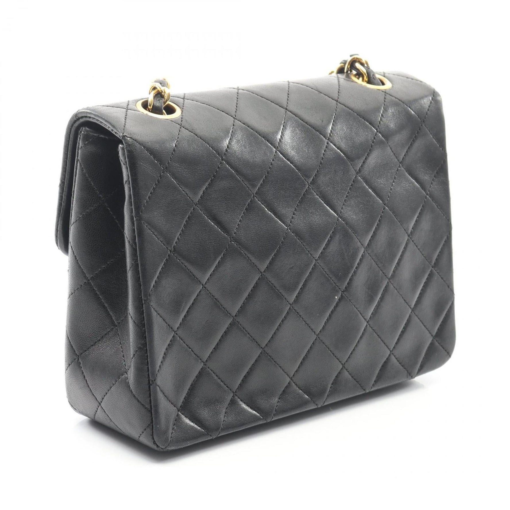CHANEL Mini Matelasse 20 Shoulder Bag, Lambskin Leather
