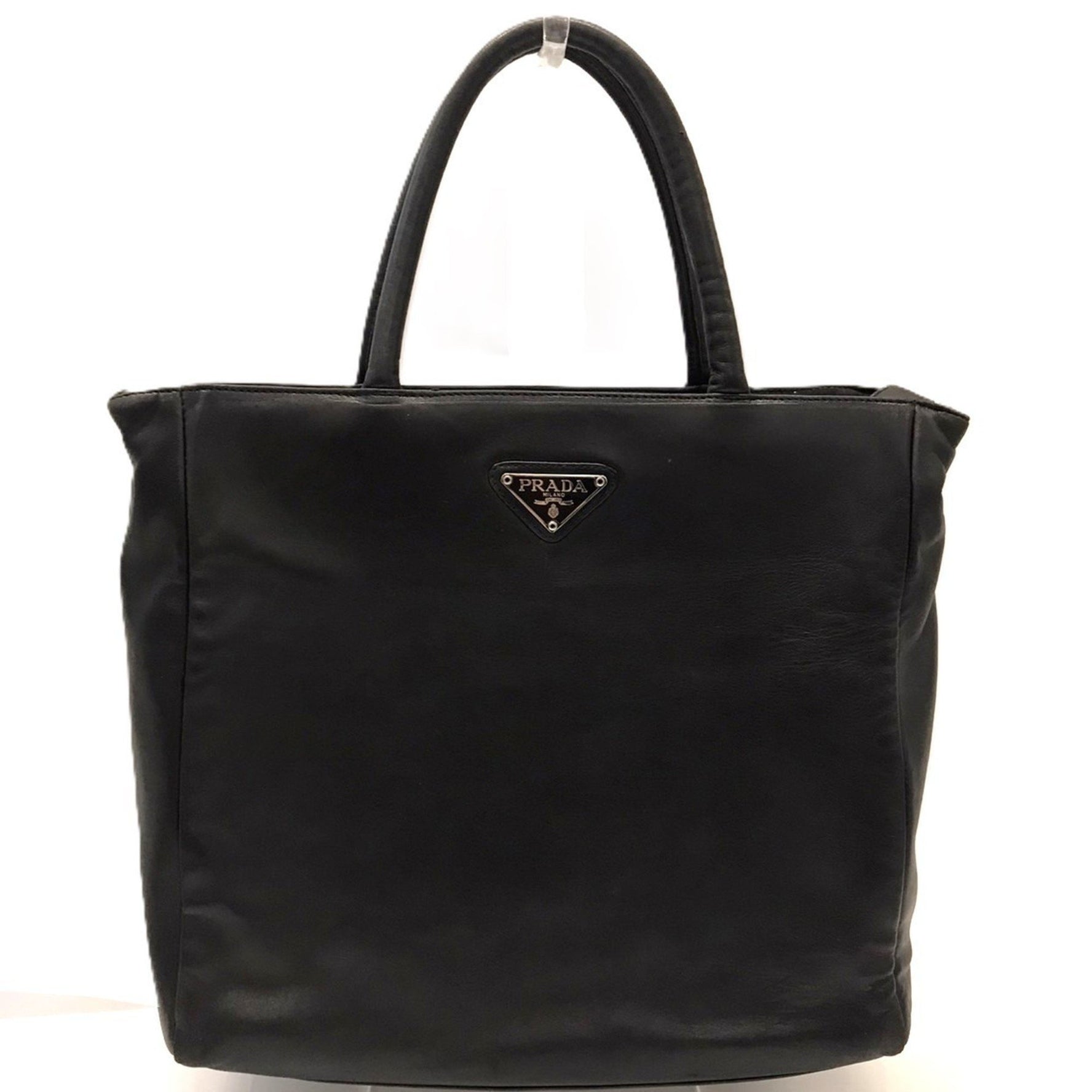 Prada Nappa Handbag Leather Triangle Sheepskin