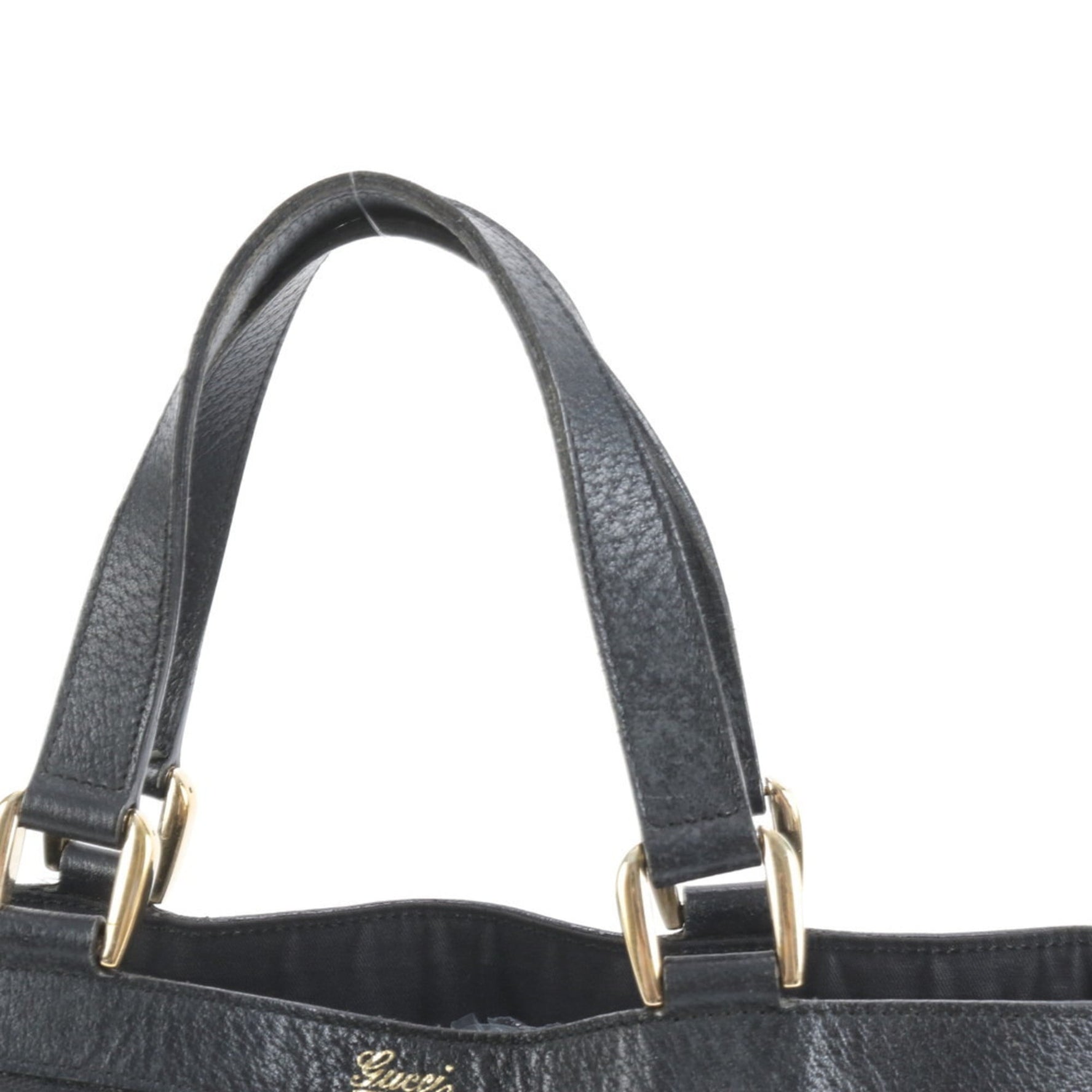 Gucci GG Canvas Abbey Leather Tote Bag, Shoulder