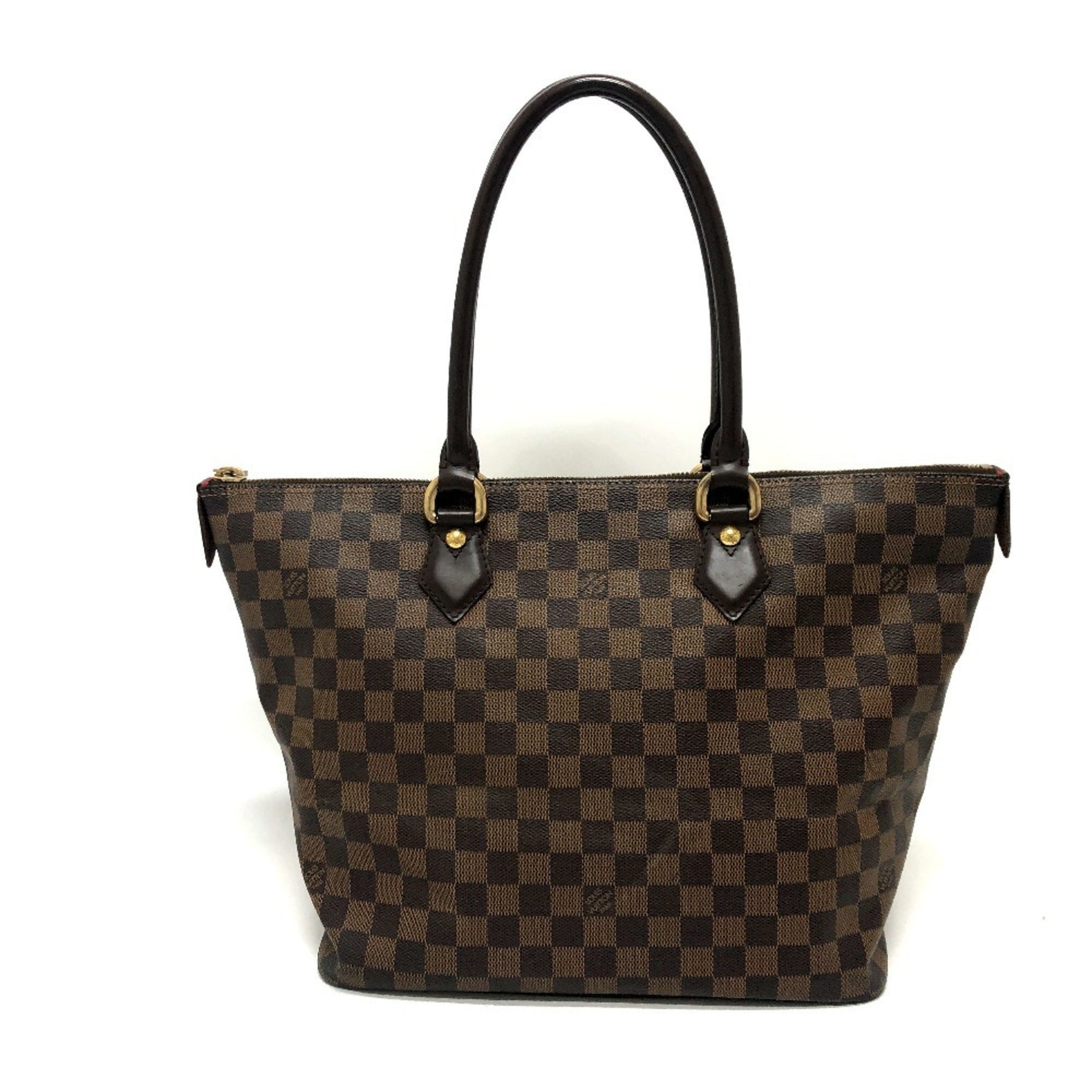 Louis Vuitton Saleya MM Tote Bag, Damier Canvas, Ebene, Brown
