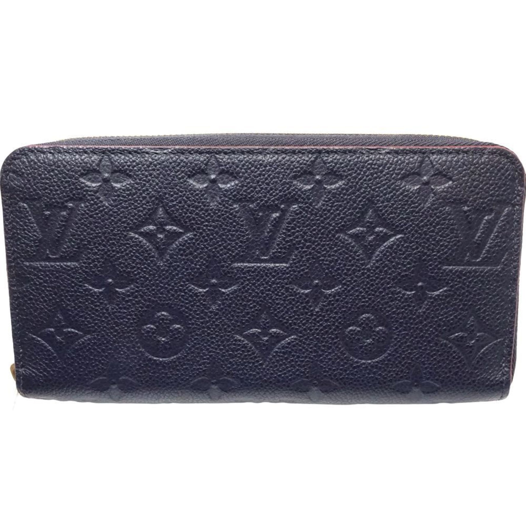 Louis Vuitton Long Wallet Zippy Monogram Empreinte Marine Rouge