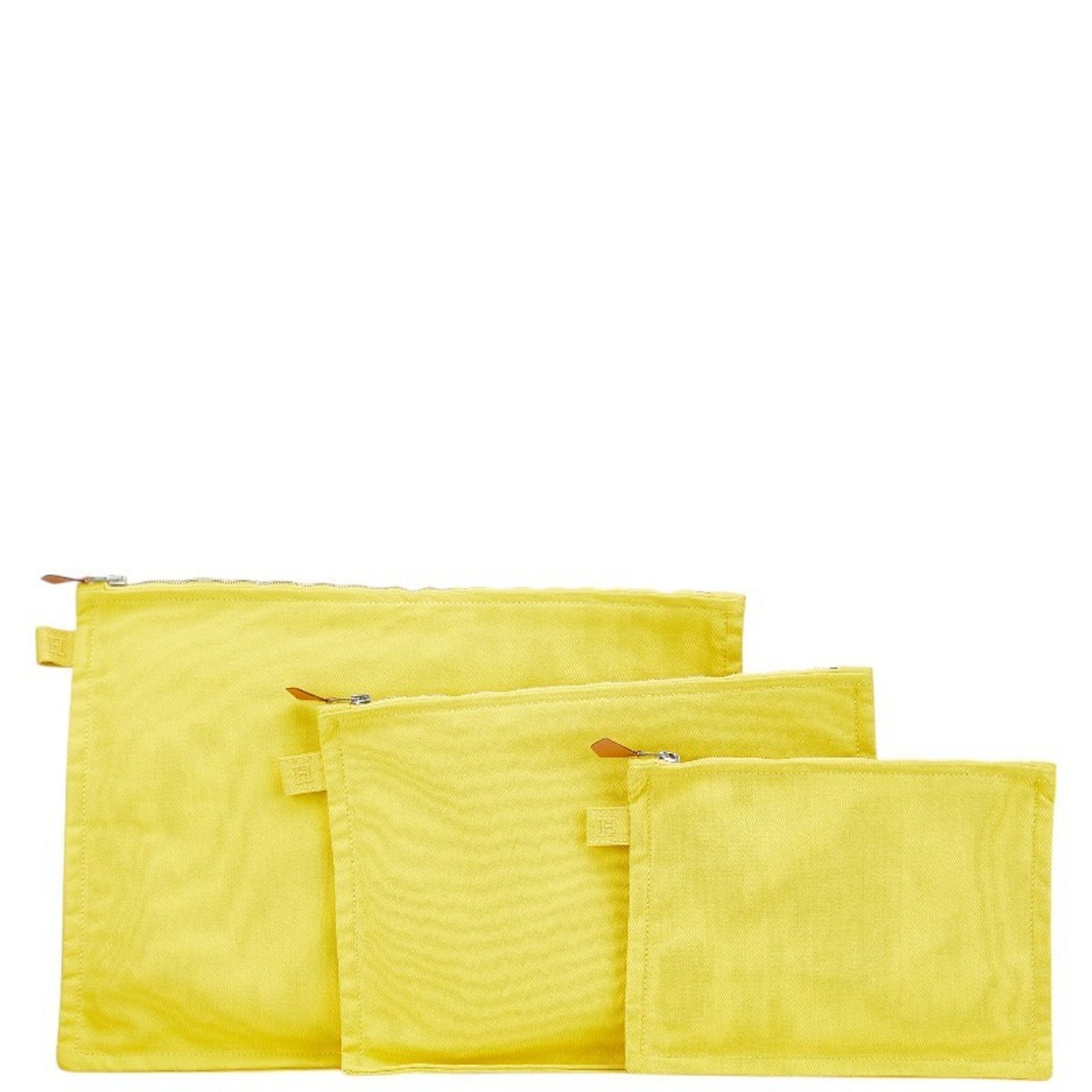 Hermes Bora pouch set, cotton