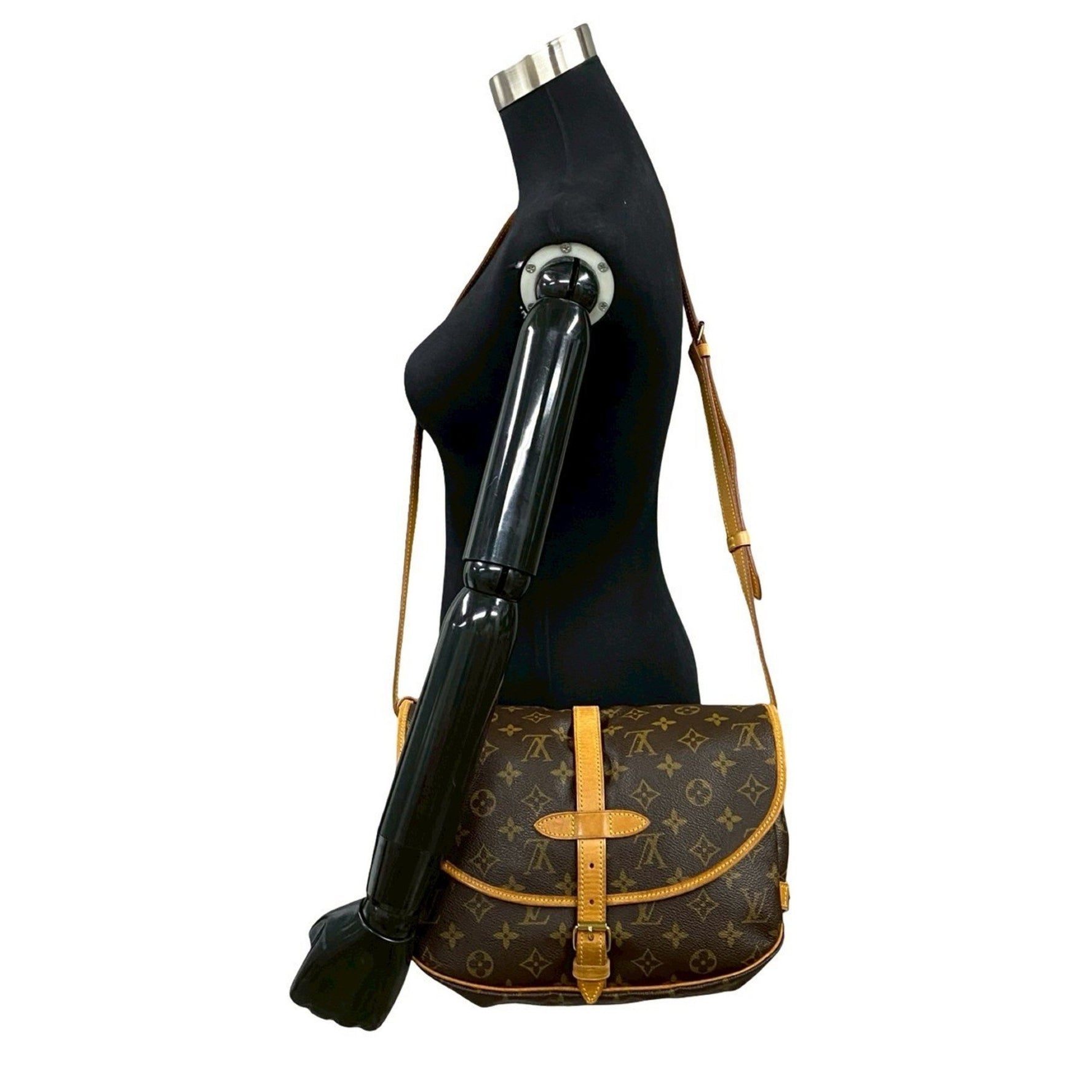 Louis Vuitton Saumur 30 Monogram Leather Shoulder Bag in