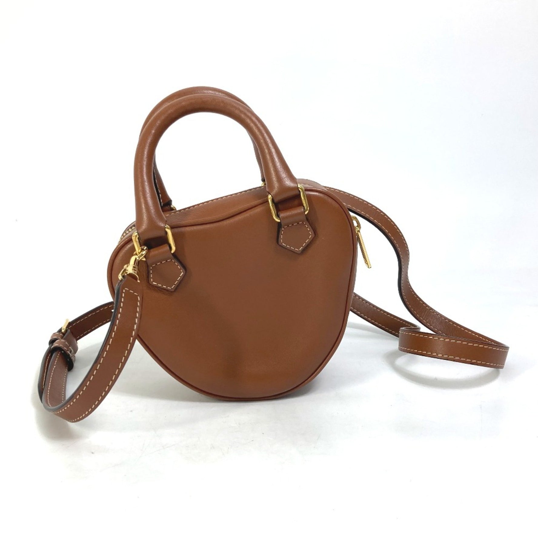 CELINE Hand Bag Pochette Bag Crossbody Shoulder Bag Gold