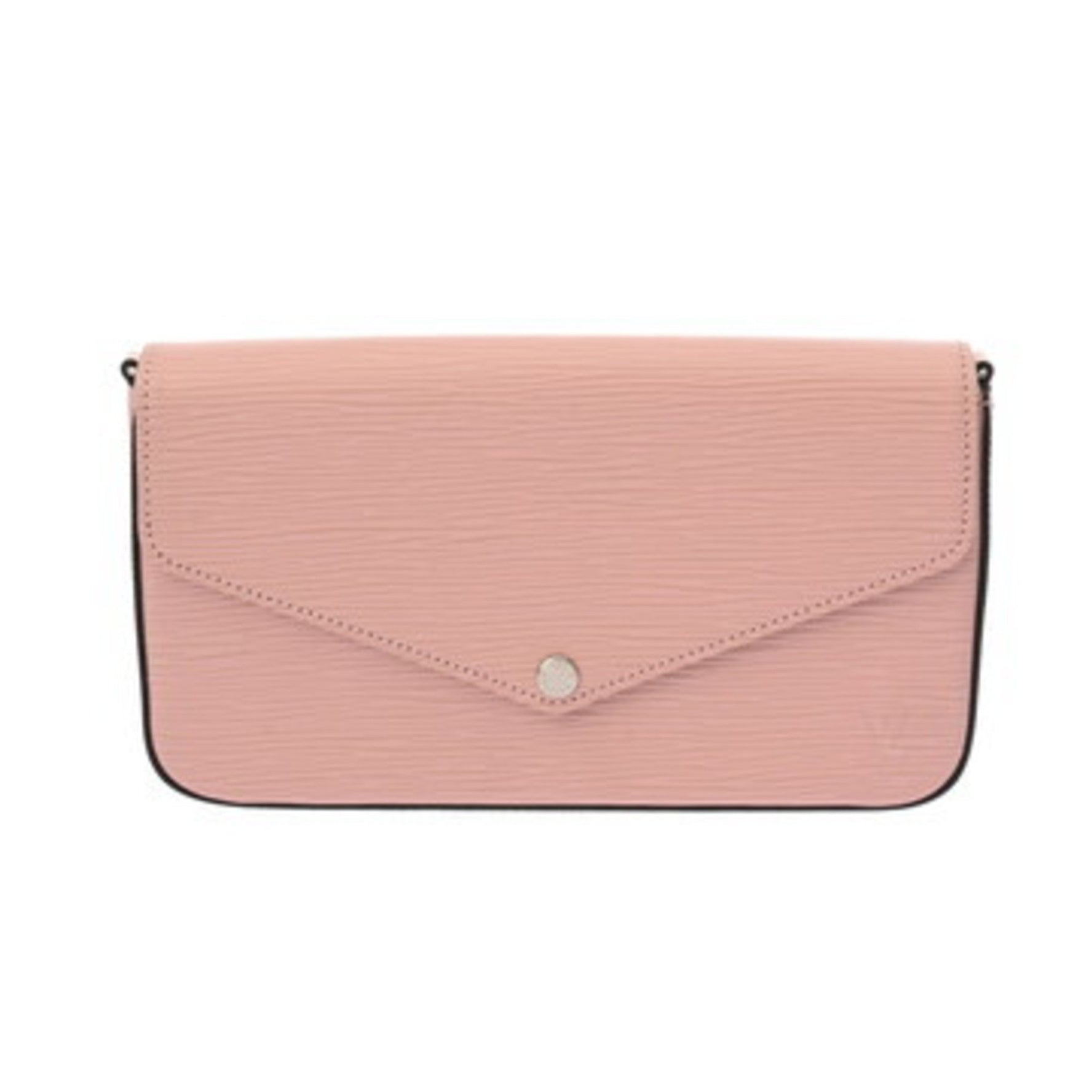 LOUIS VUITTON Epi Felicie Rose Ballerine Pochette Leather Shoulder Bag