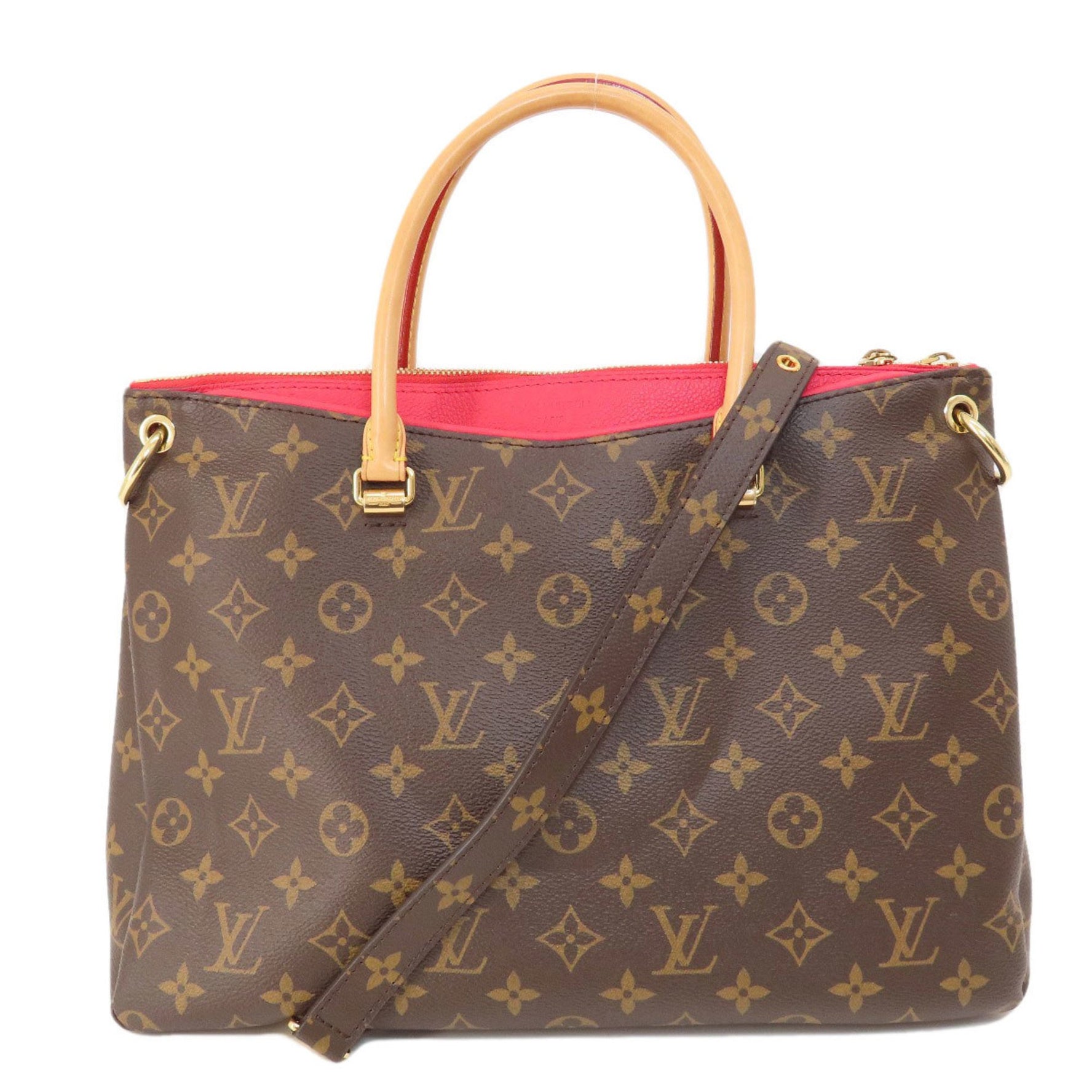 Louis Vuitton Pallas Monogram Tote Bag Canvas