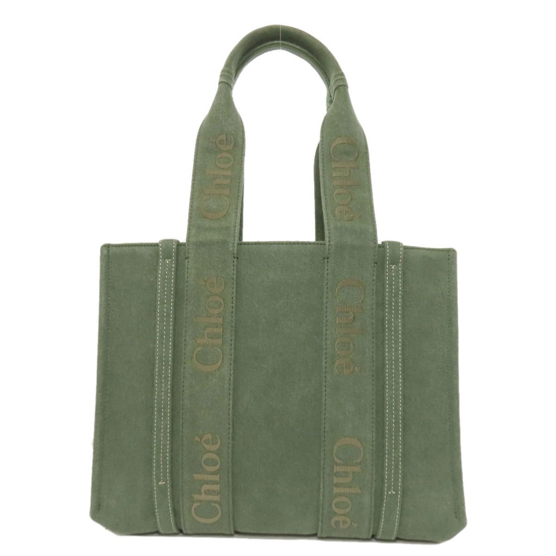 Chloé Chloe Woody Tote Canvas Bag