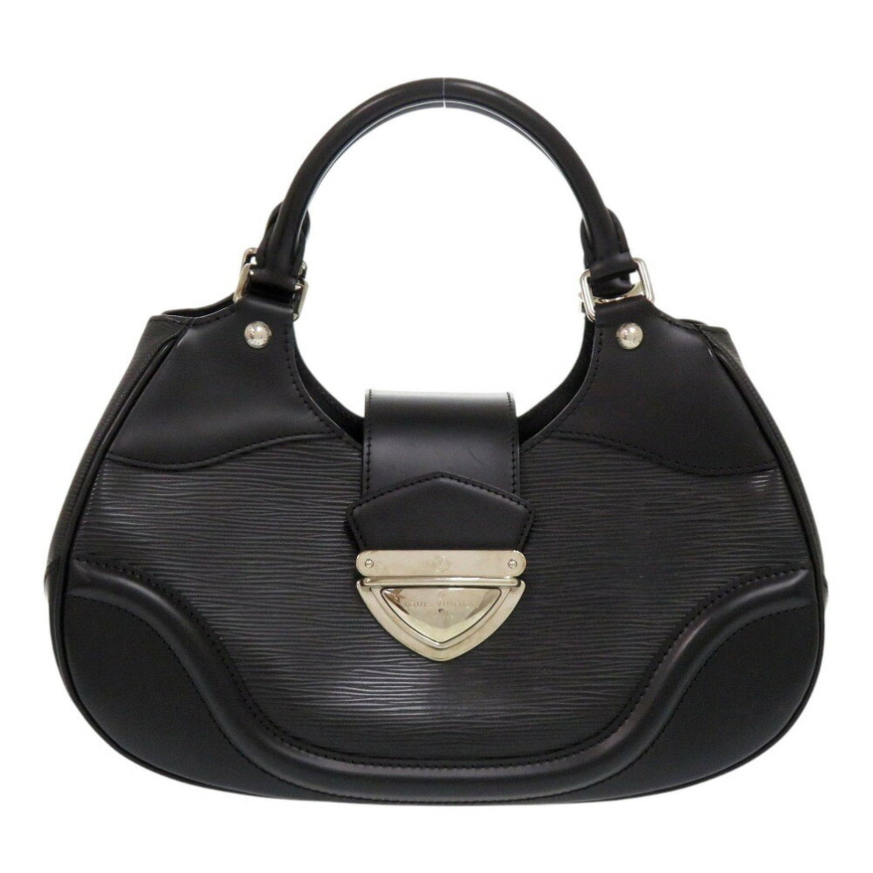 Louis Vuitton Sac Montaigne Epi Handbag Leather LV 0681