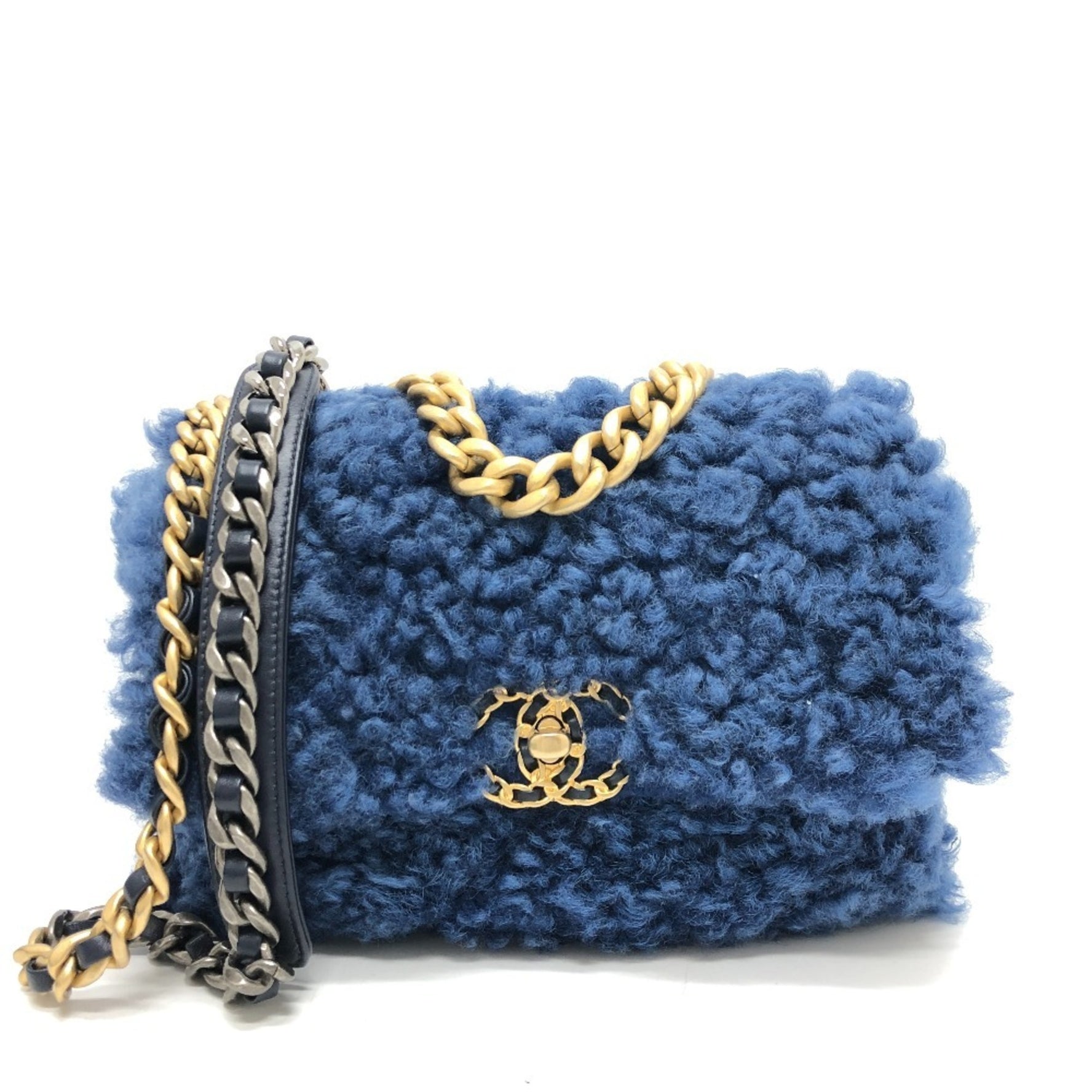 CHANEL Mouton Matelasse chain bag, shoulder handbag, crossbody, mouton