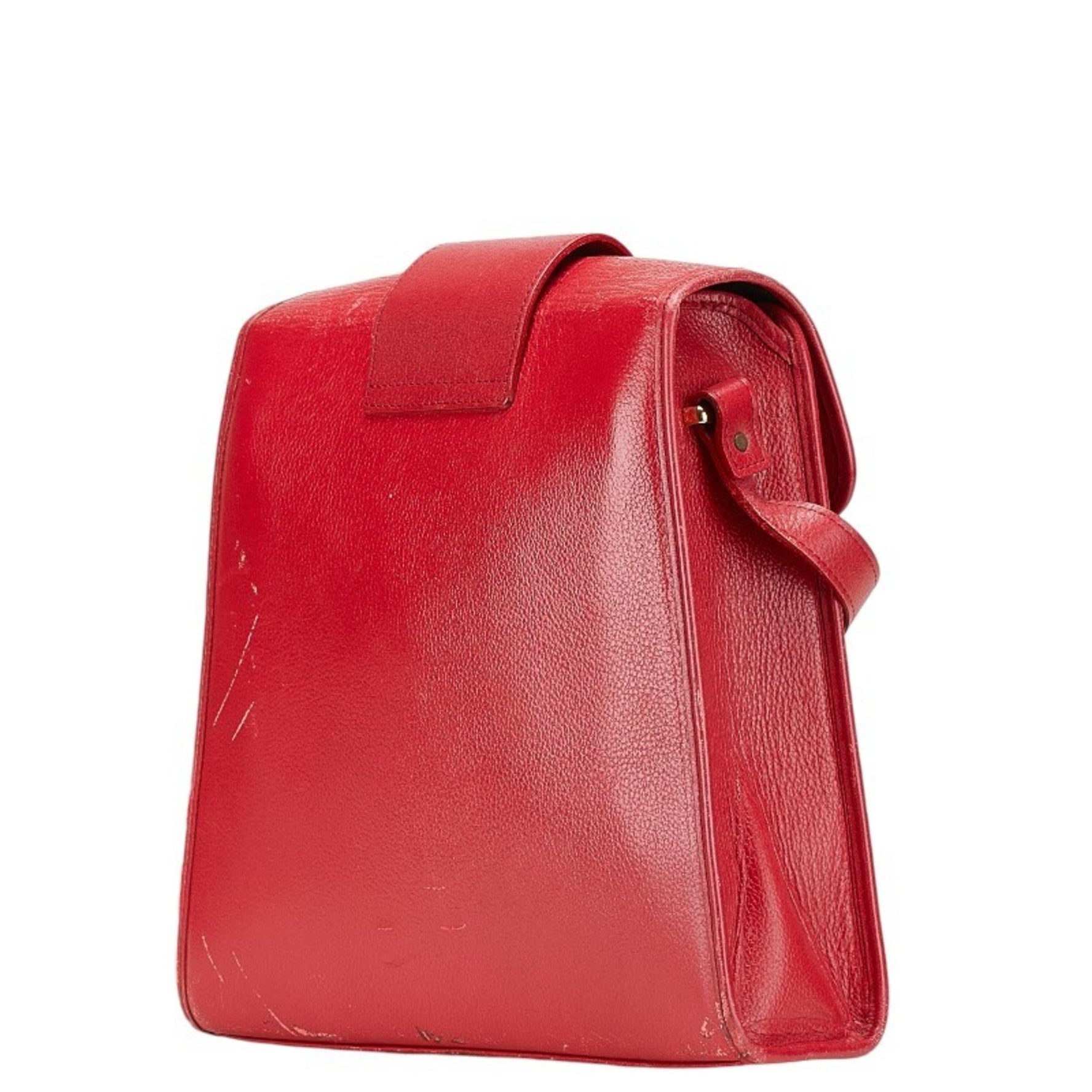 Saint Laurent YSL logo shoulder bag in leather .