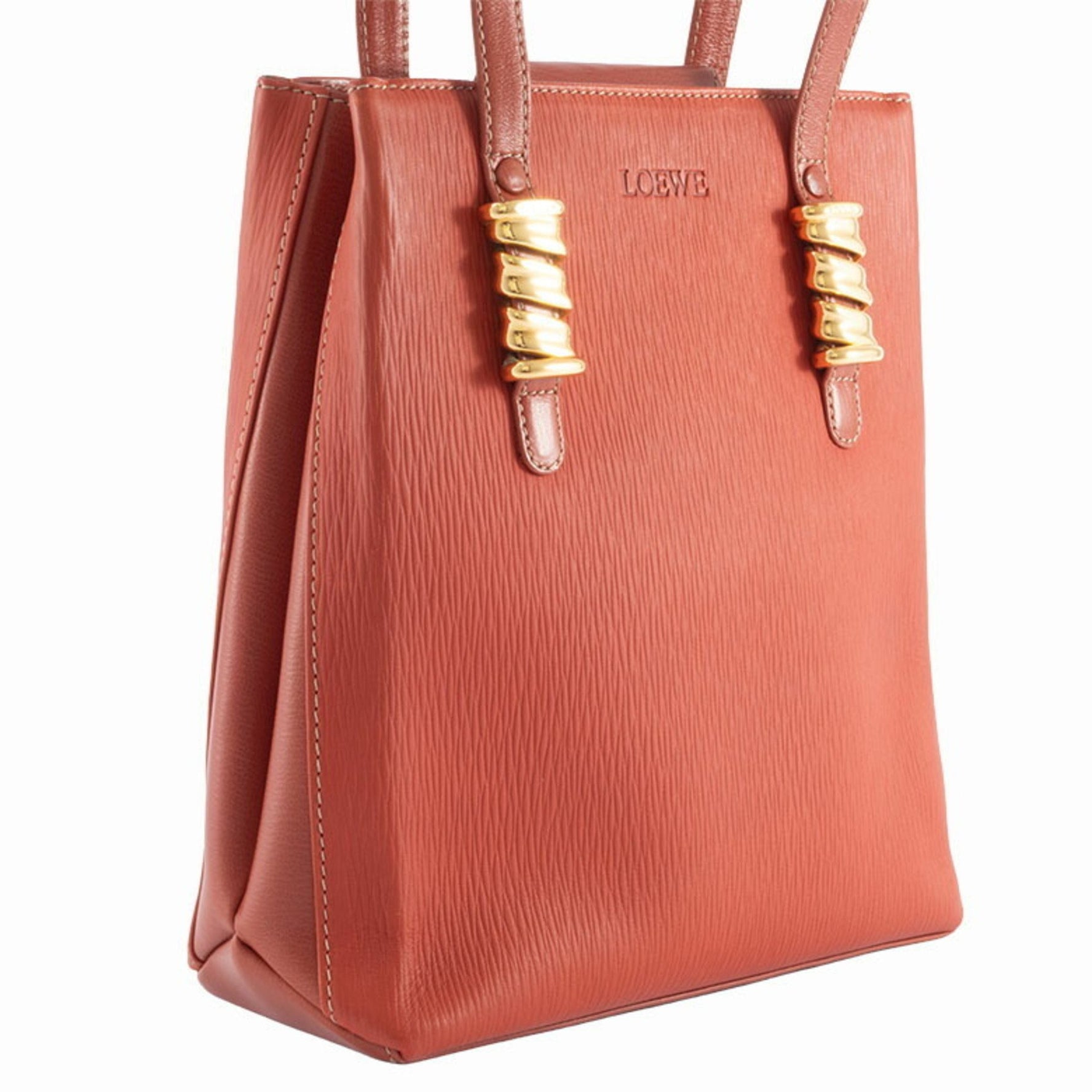 Loewe Velázquez Shoulder Bag, Leather, Tote, Twisted Hardware