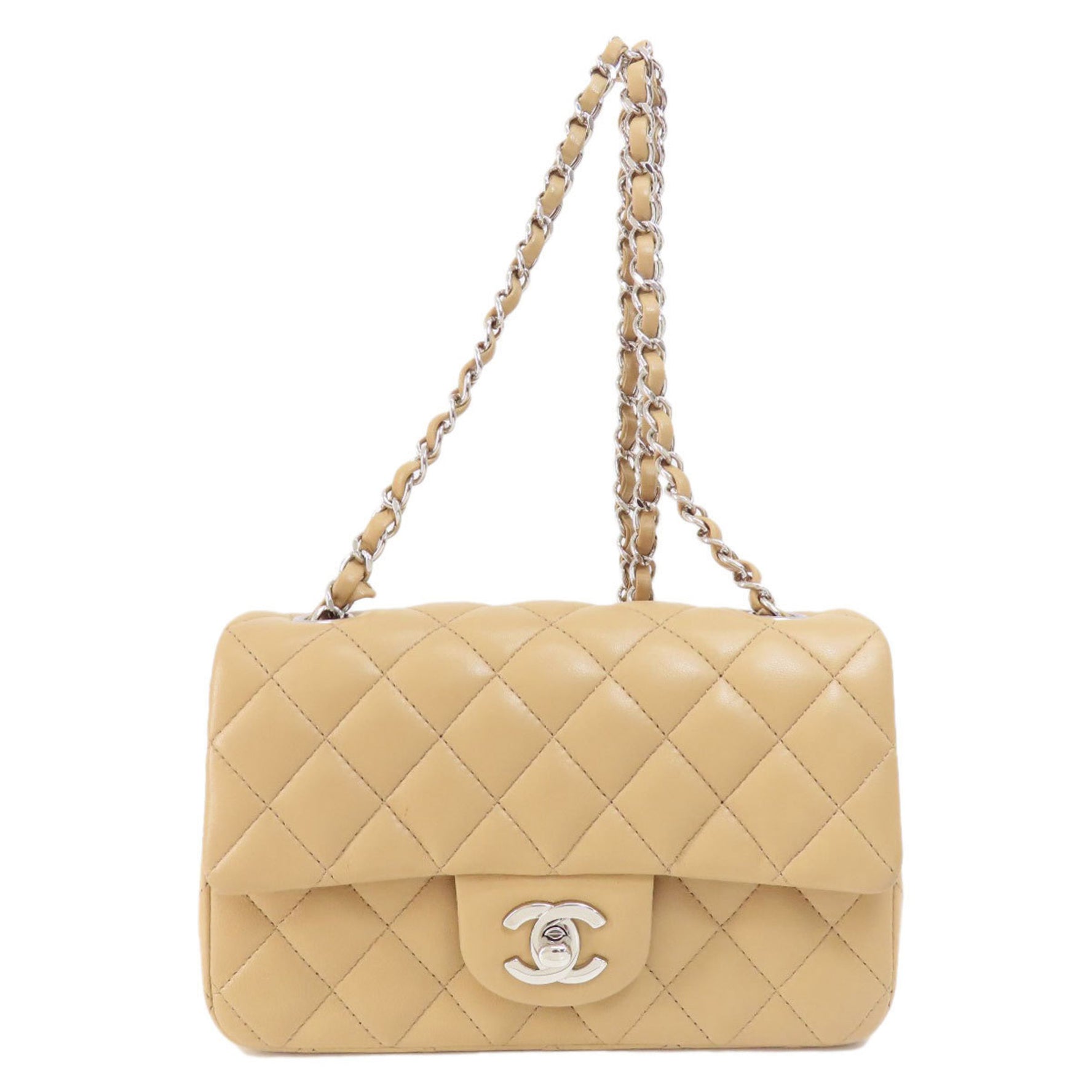 Chanel Chain Shoulder Matelasse Bag Lambskin