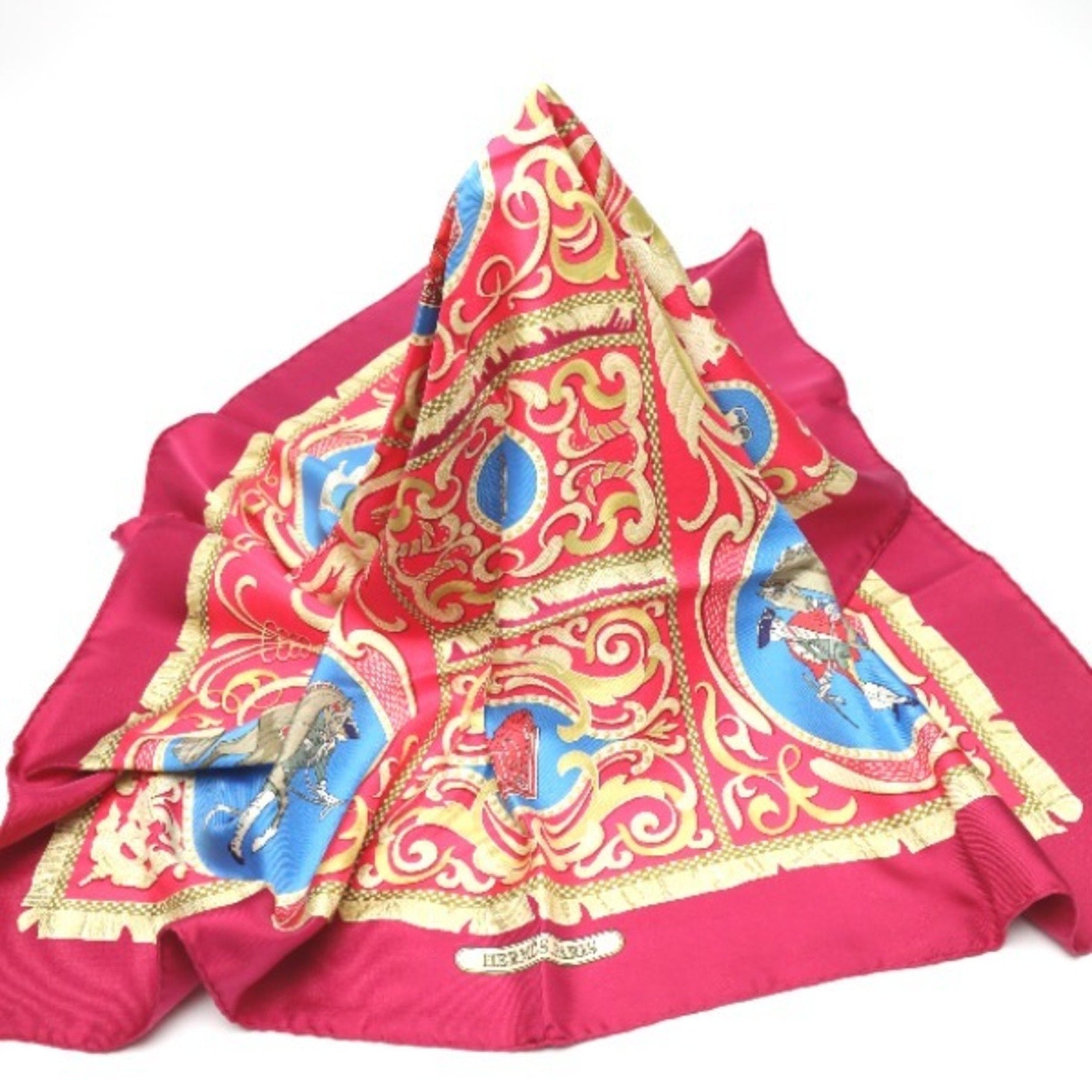HERMES Knight Carriage LA PRESENTATION Scarf