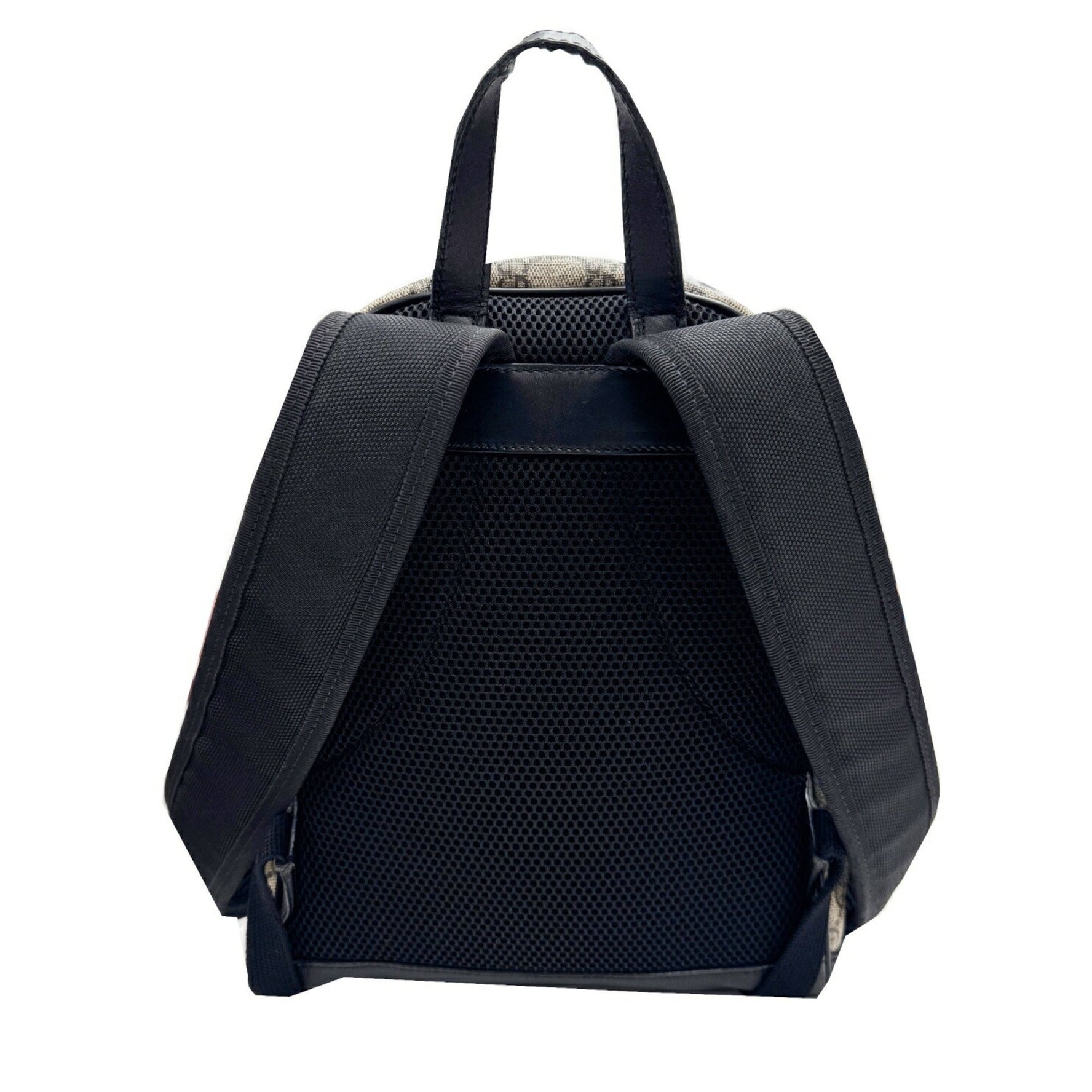 GUCCI GG Supreme Leather Backpack Small Pattern Beige Men's