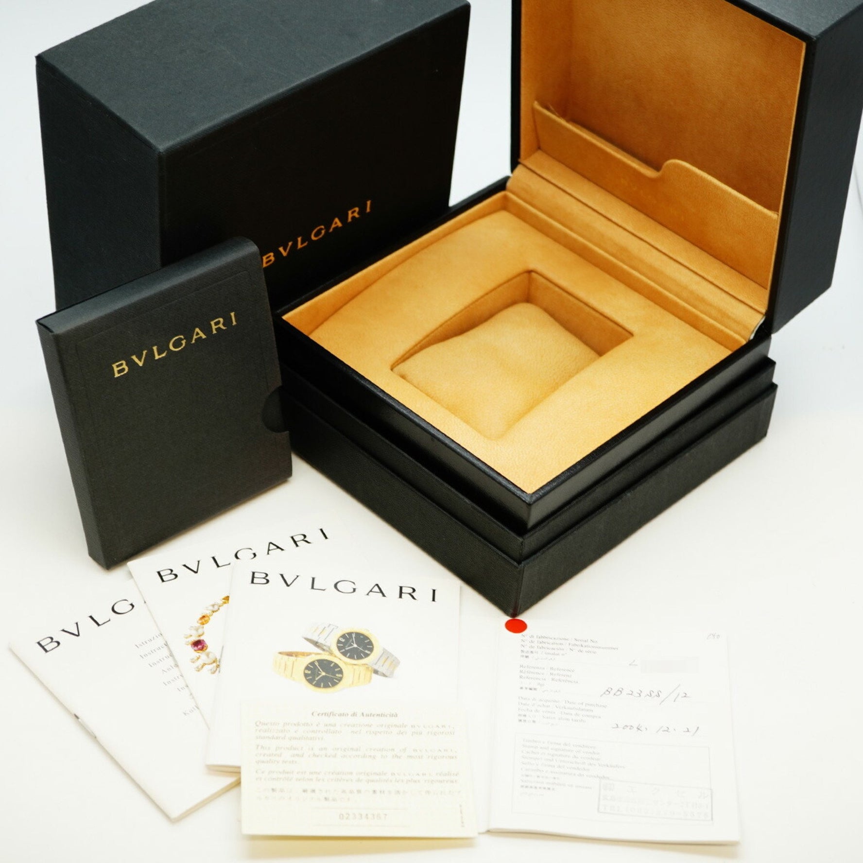 Bvlgari 12 Black Dial Watch