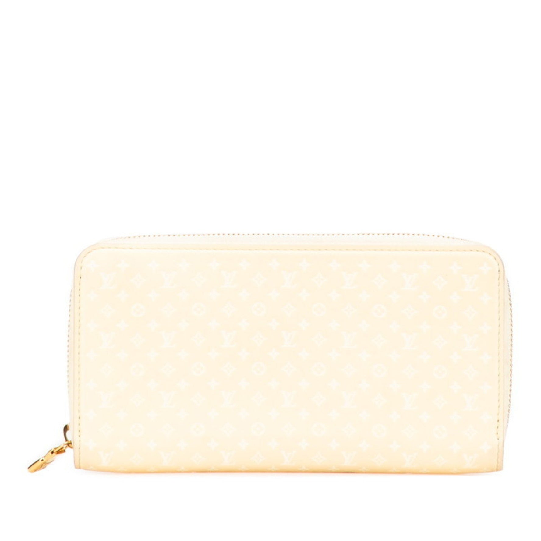 Louis Vuitton Nanogram Zippy Wallet, Round Zip Long Wallet Leather, LOUIS VUITTON
