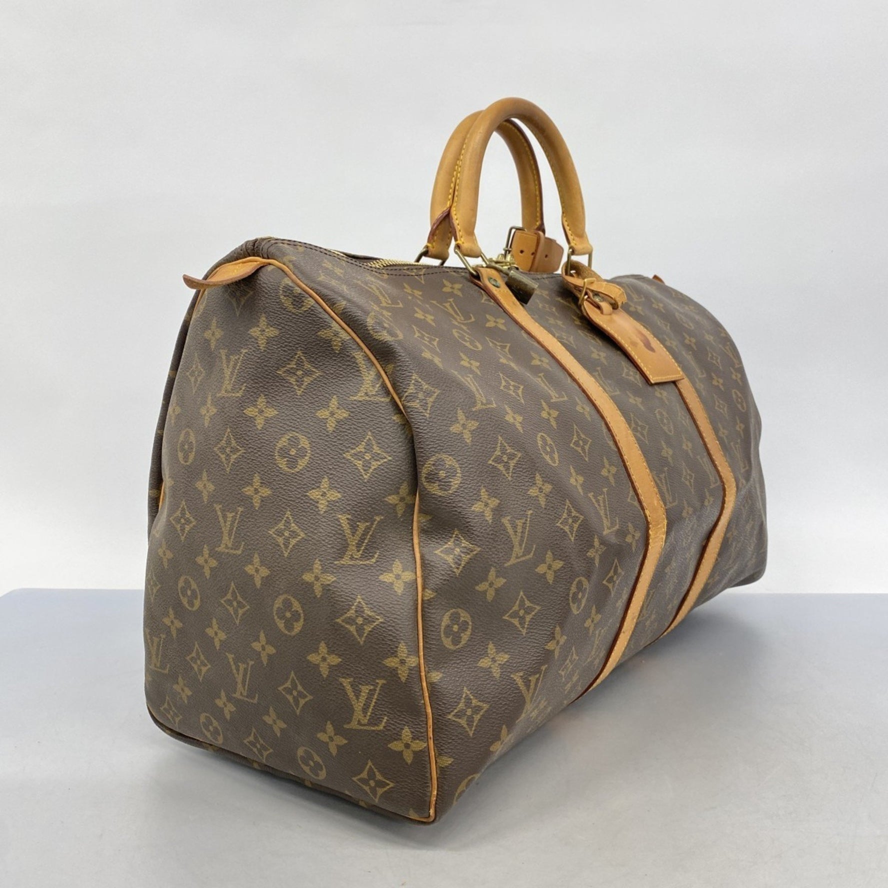 Louis Vuitton Monogram Keepall 50 Boston Bag Men's and