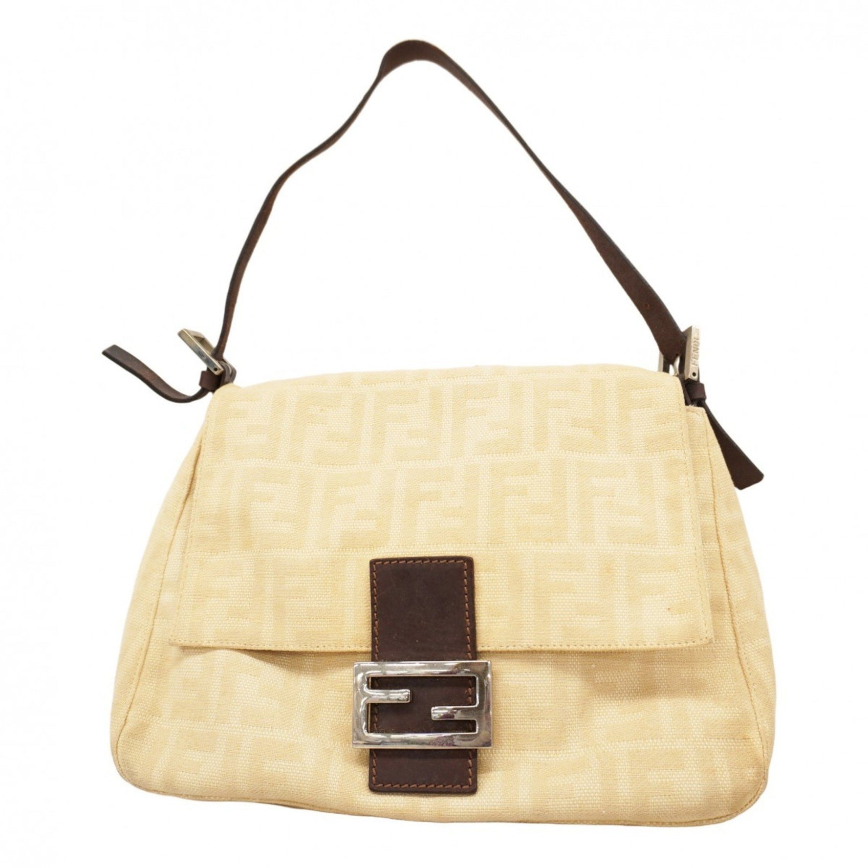 Fendi Zucca Mamma Bucket Canvas Handbag