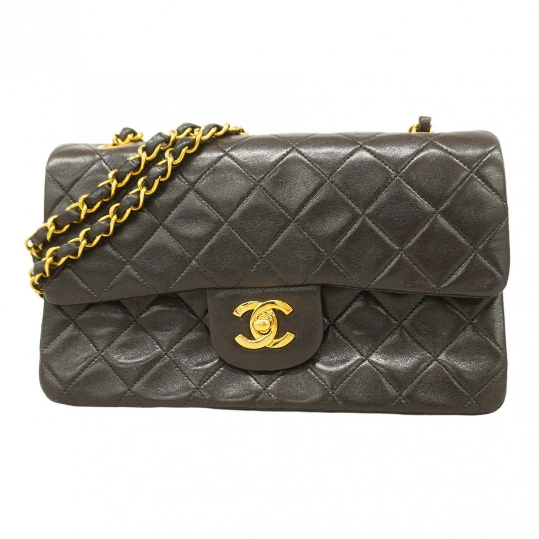 Chanel Matelasse Shoulder Bag with Double Flap and Chain, Lambskin