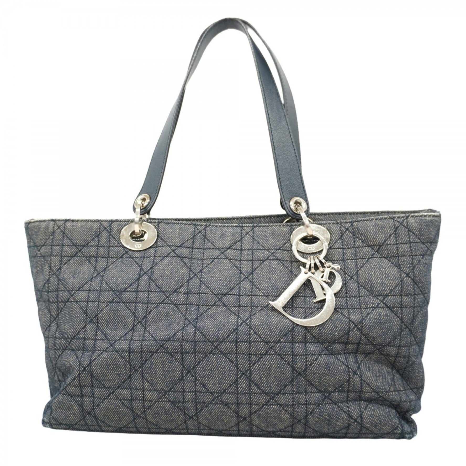 Christian Dior Cannage Denim Handbag