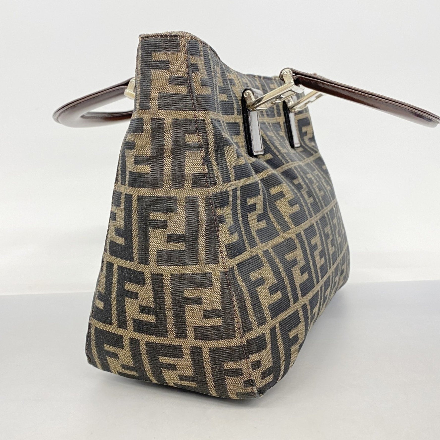 Fendi Zucca nylon canvas handbag in
