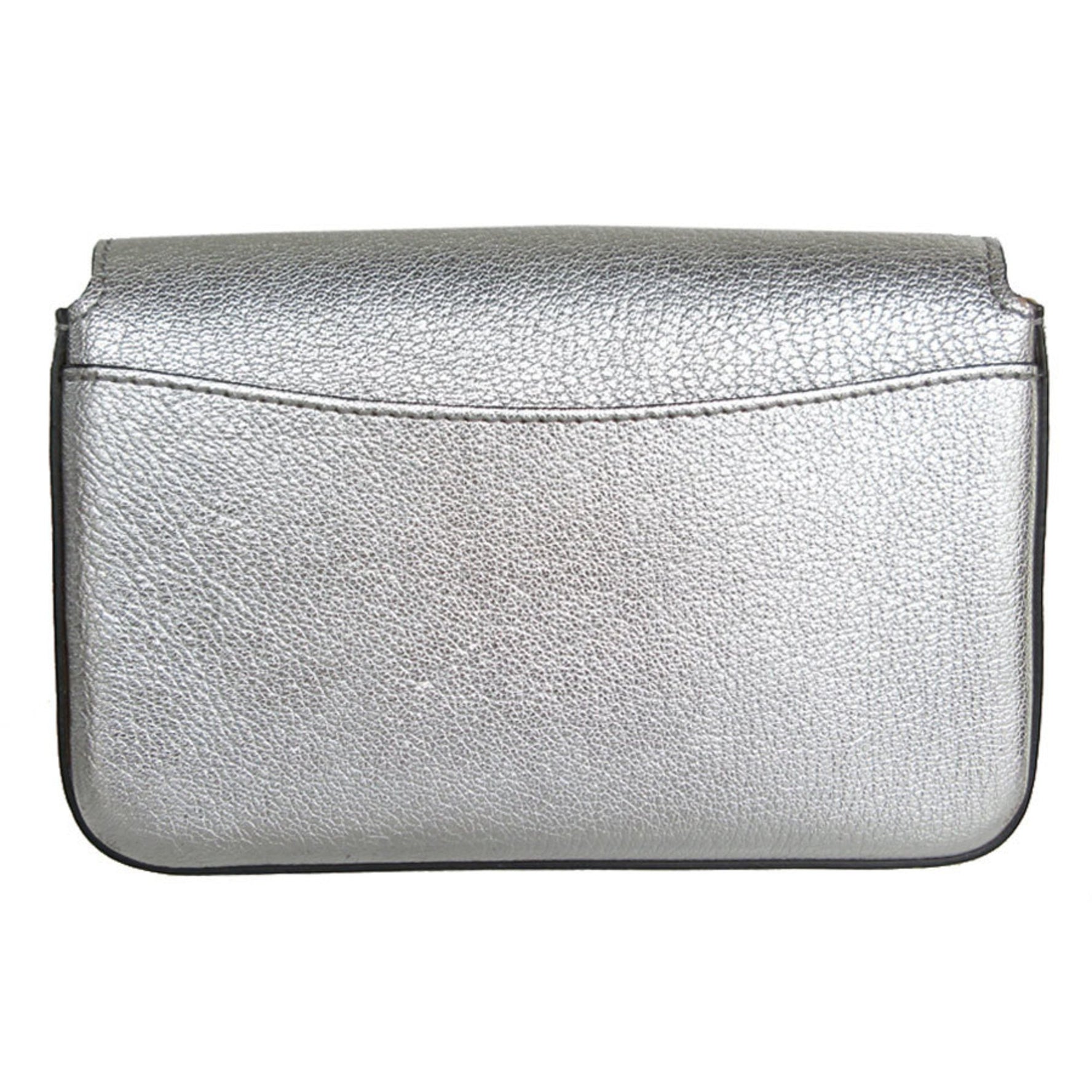 Burberry shoulder bag leather metal gold ladies