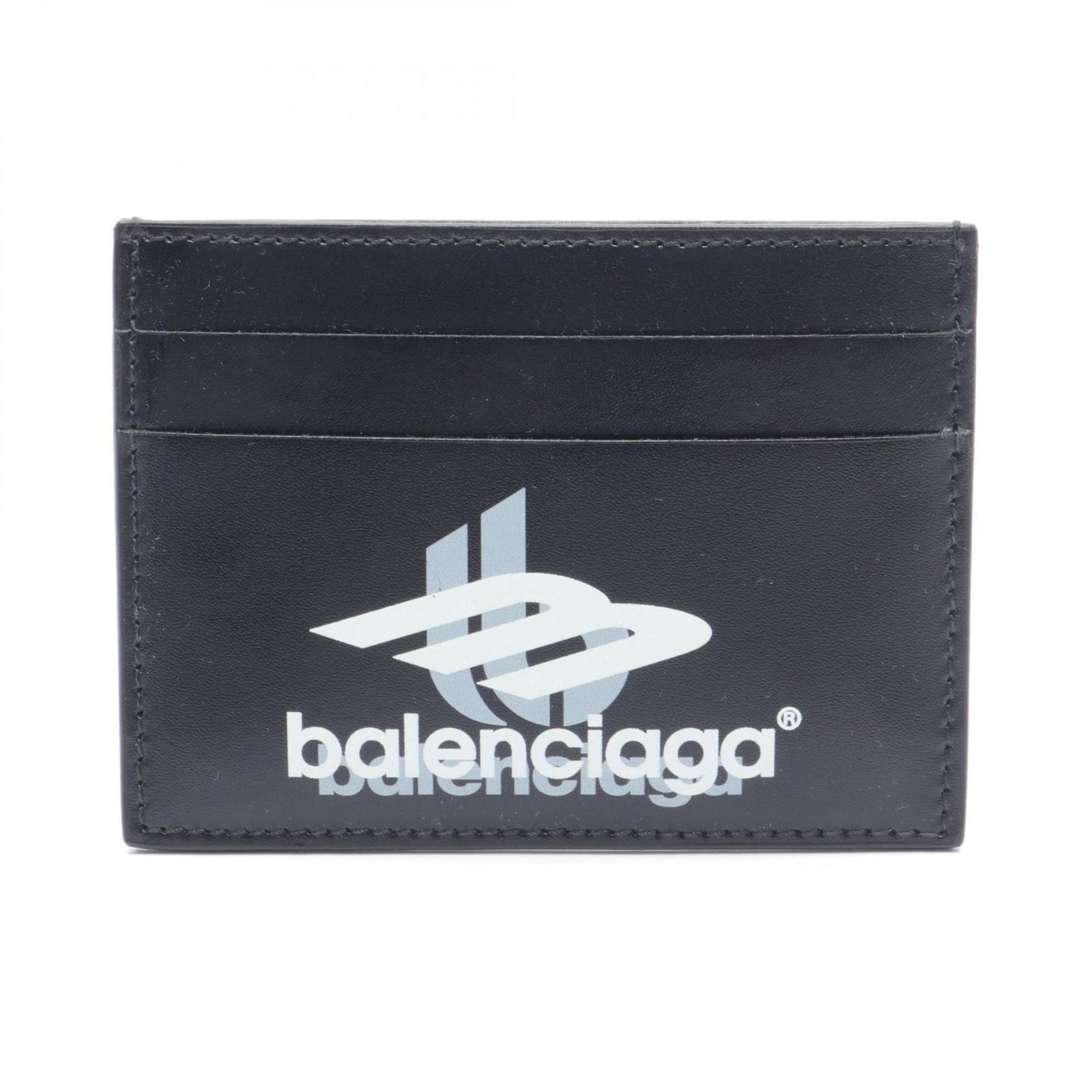 Balenciaga CASH Business Card Holder/Card Case Leather Men's
