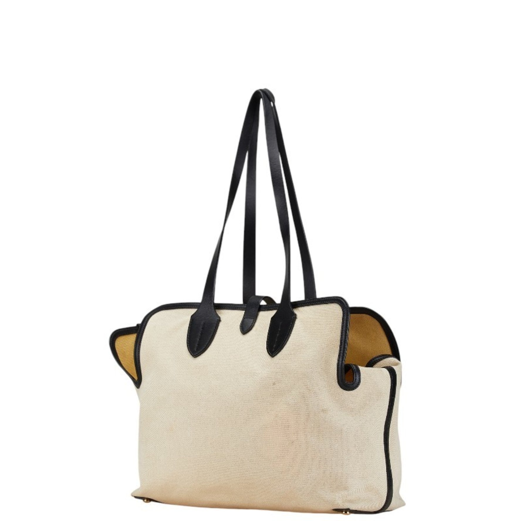 Burberry Tote Bag Canvas Leather