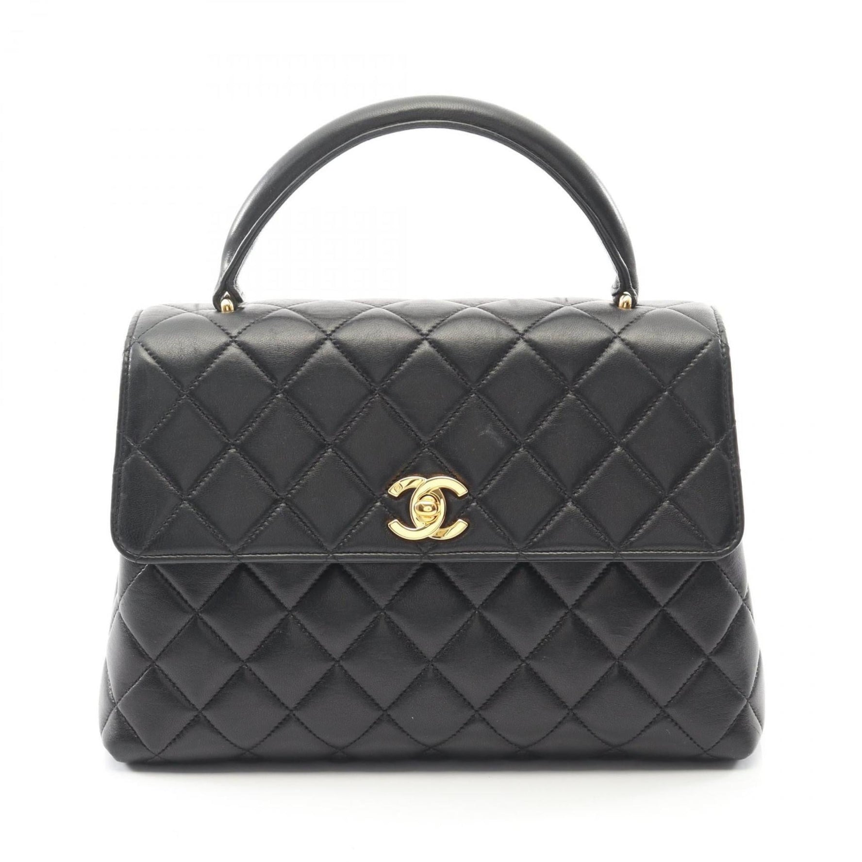 CHANEL Matelasse Handbag, Lambskin Leather