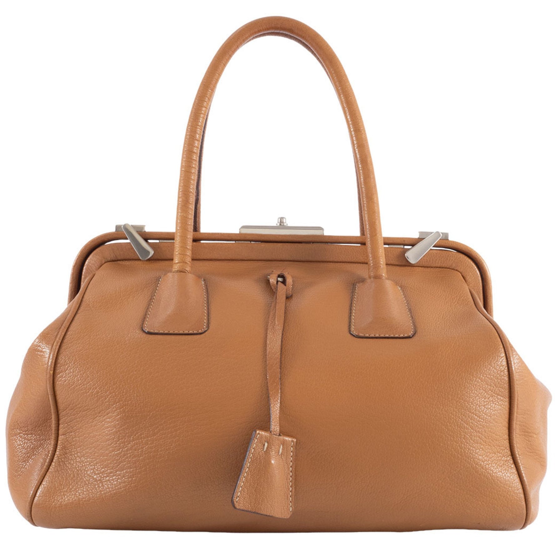 Prada Doctor's Bag Handbag Leather