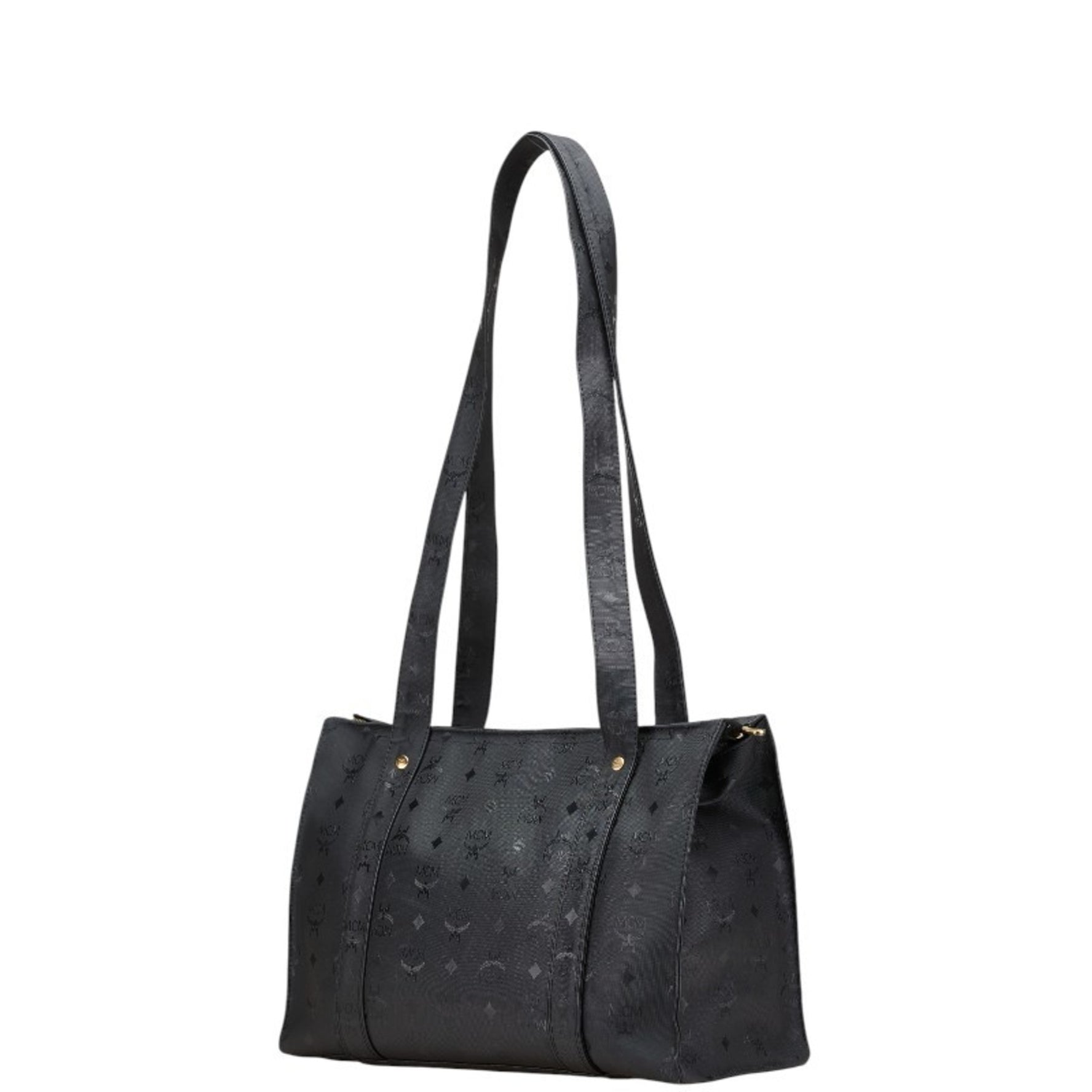 MCM Visetos Monogram Tote Bag, One-Shoulder PVC