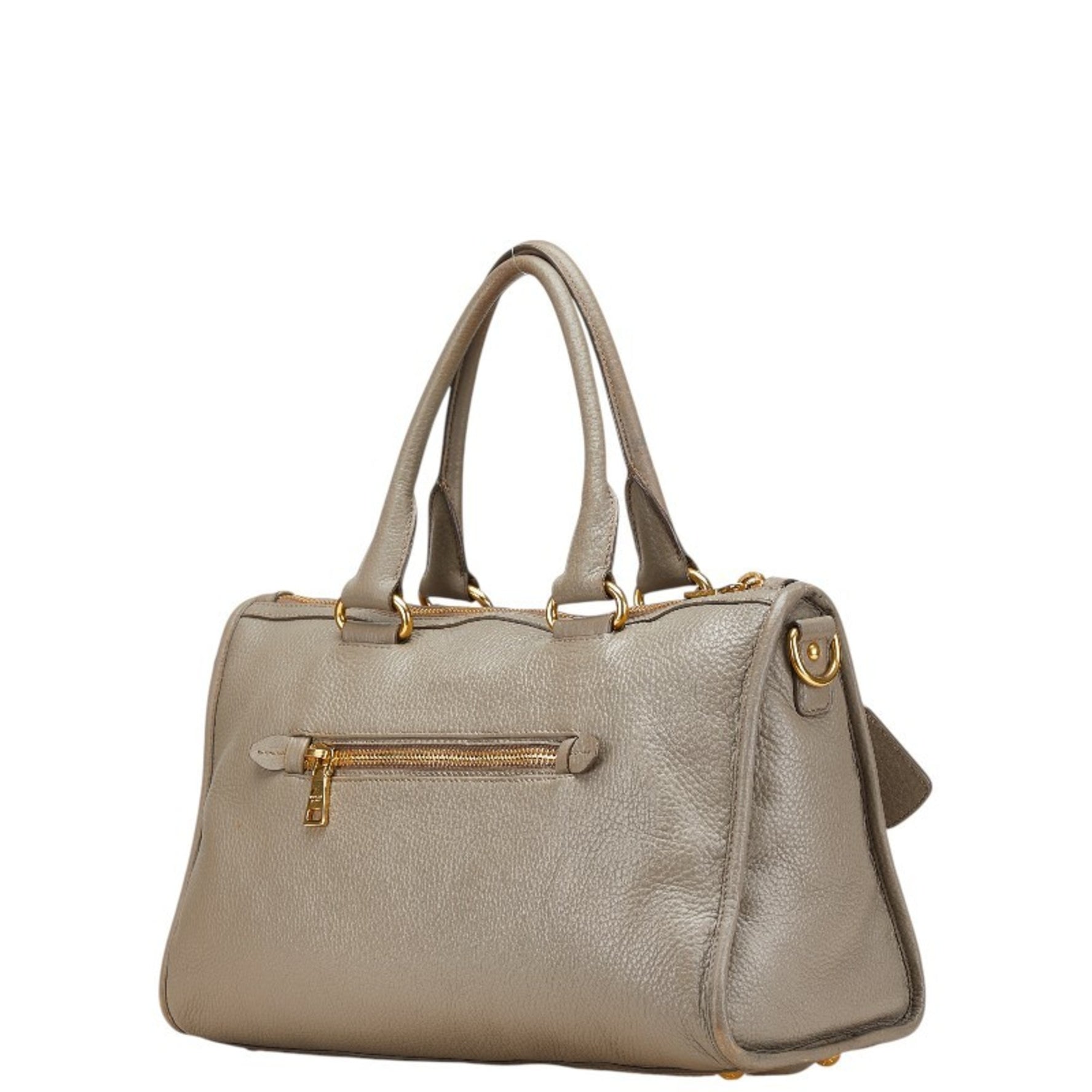 Prada handbag/shoulder bag in leather .