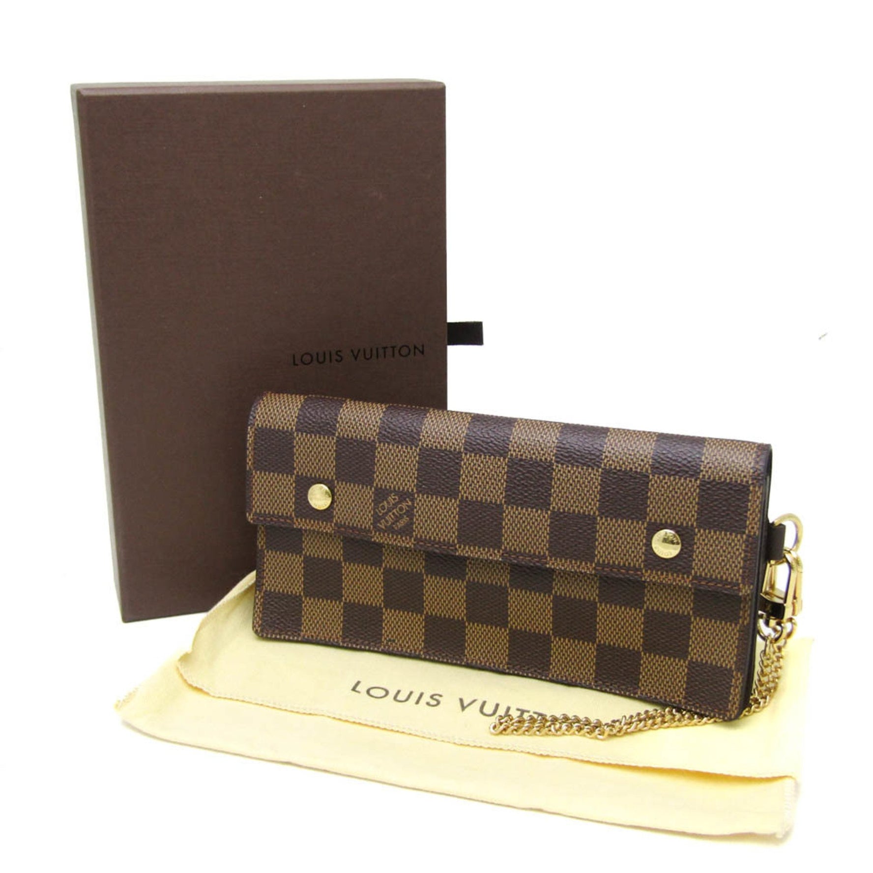 Louis Vuitton Damier Accordion Wallet Men,Women Damier Canvas Long Wallet (bi-fold)